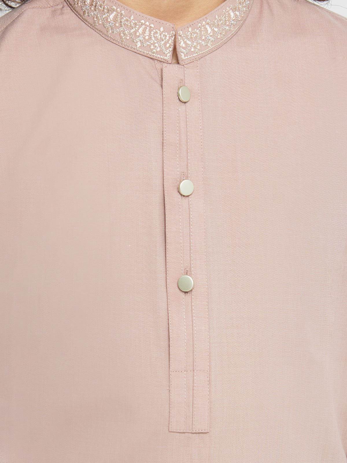 Boy's Tea Rose Kurta Shalwar - EBTKS24-3941 - Image 4