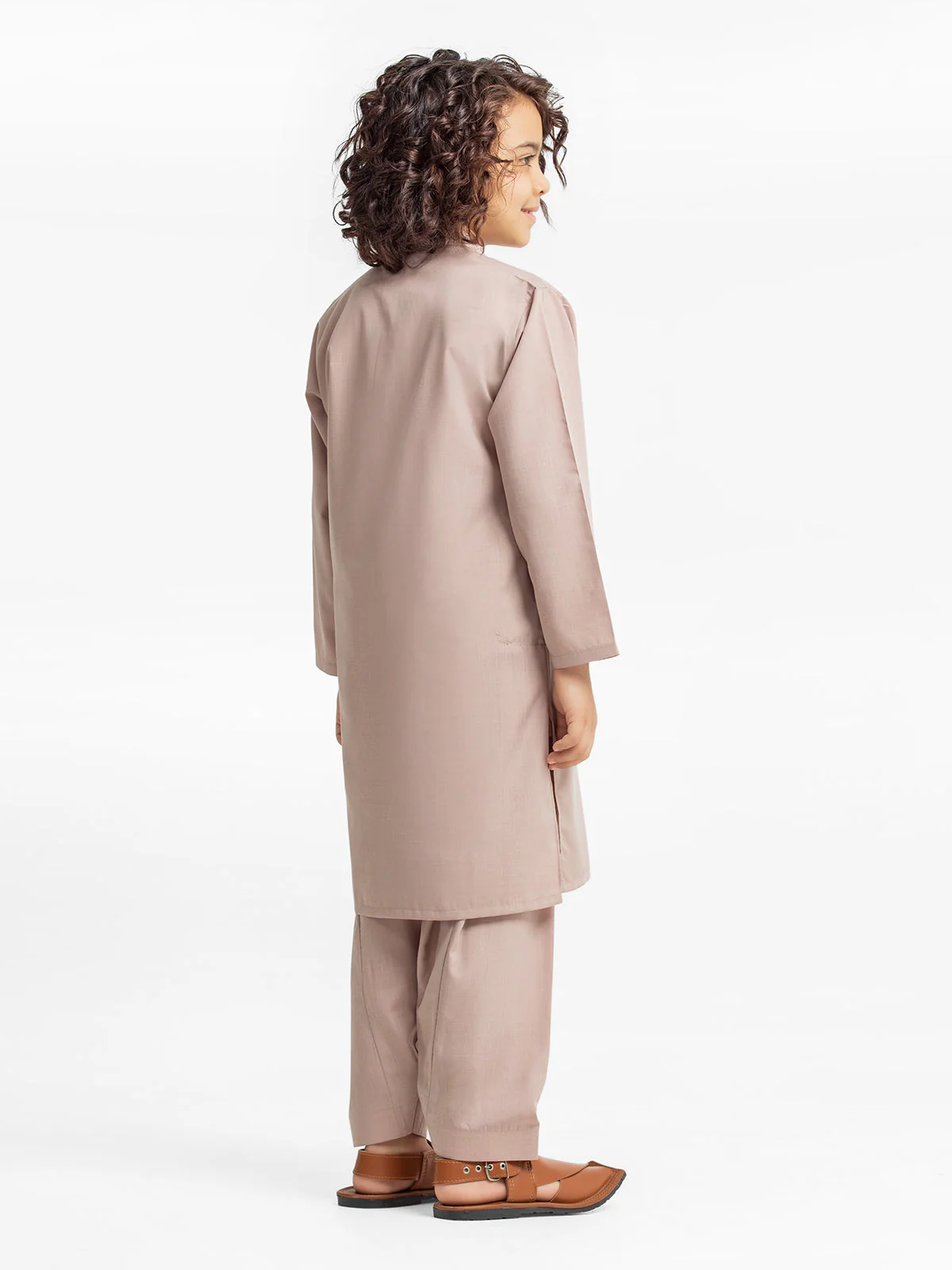 Boy's Tea Rose Kurta Shalwar - EBTKS24-3941 - Image 5