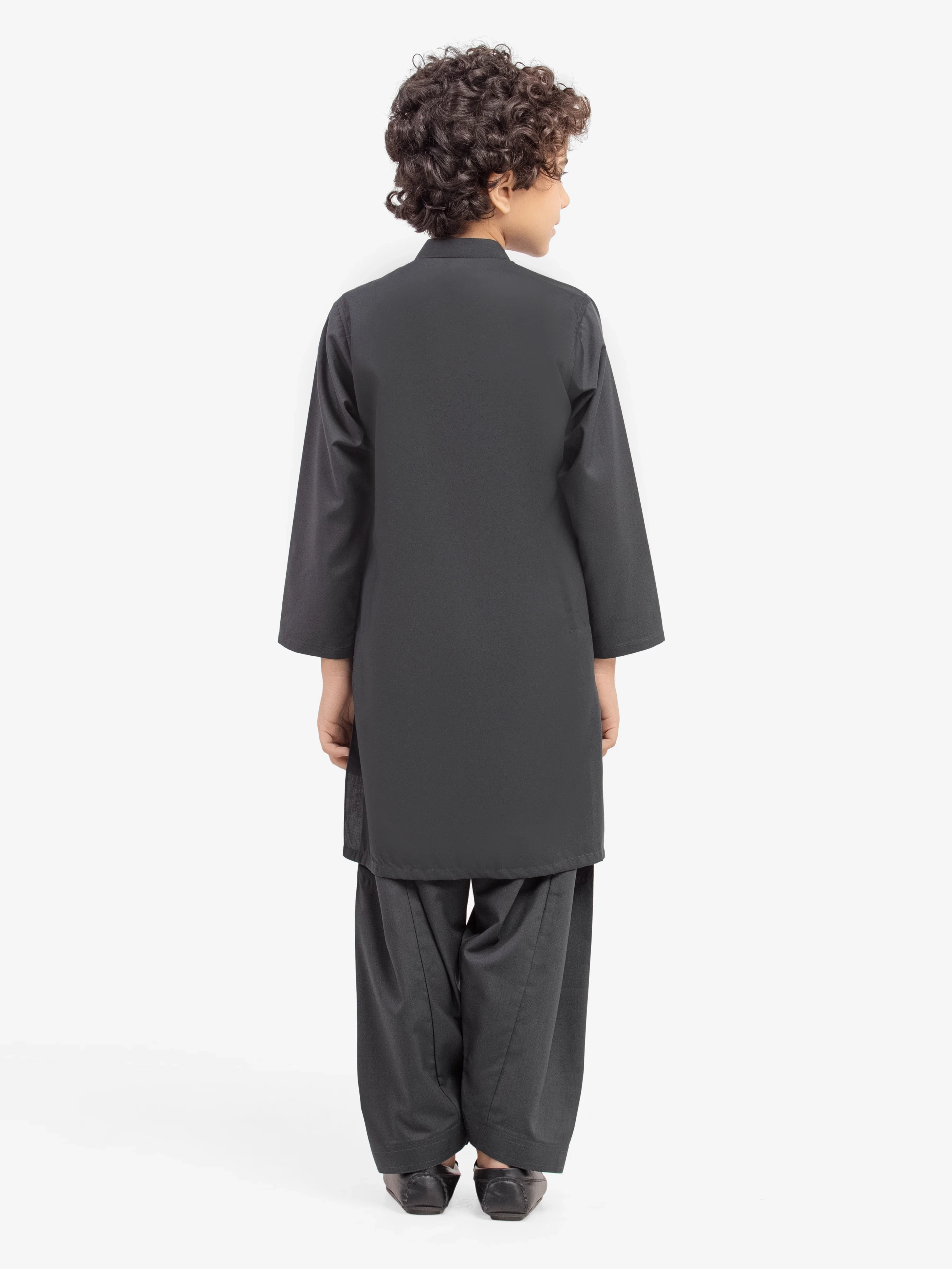 Boy's Teal Green Kurta Shalwar - EBTKS5-4046 - Image 5