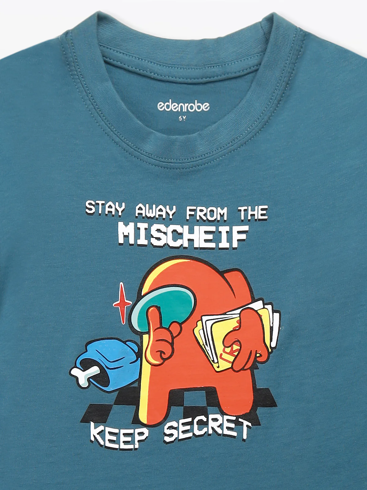 Boy's Teal T-Shirt - EBTTS24-053 - Image 2