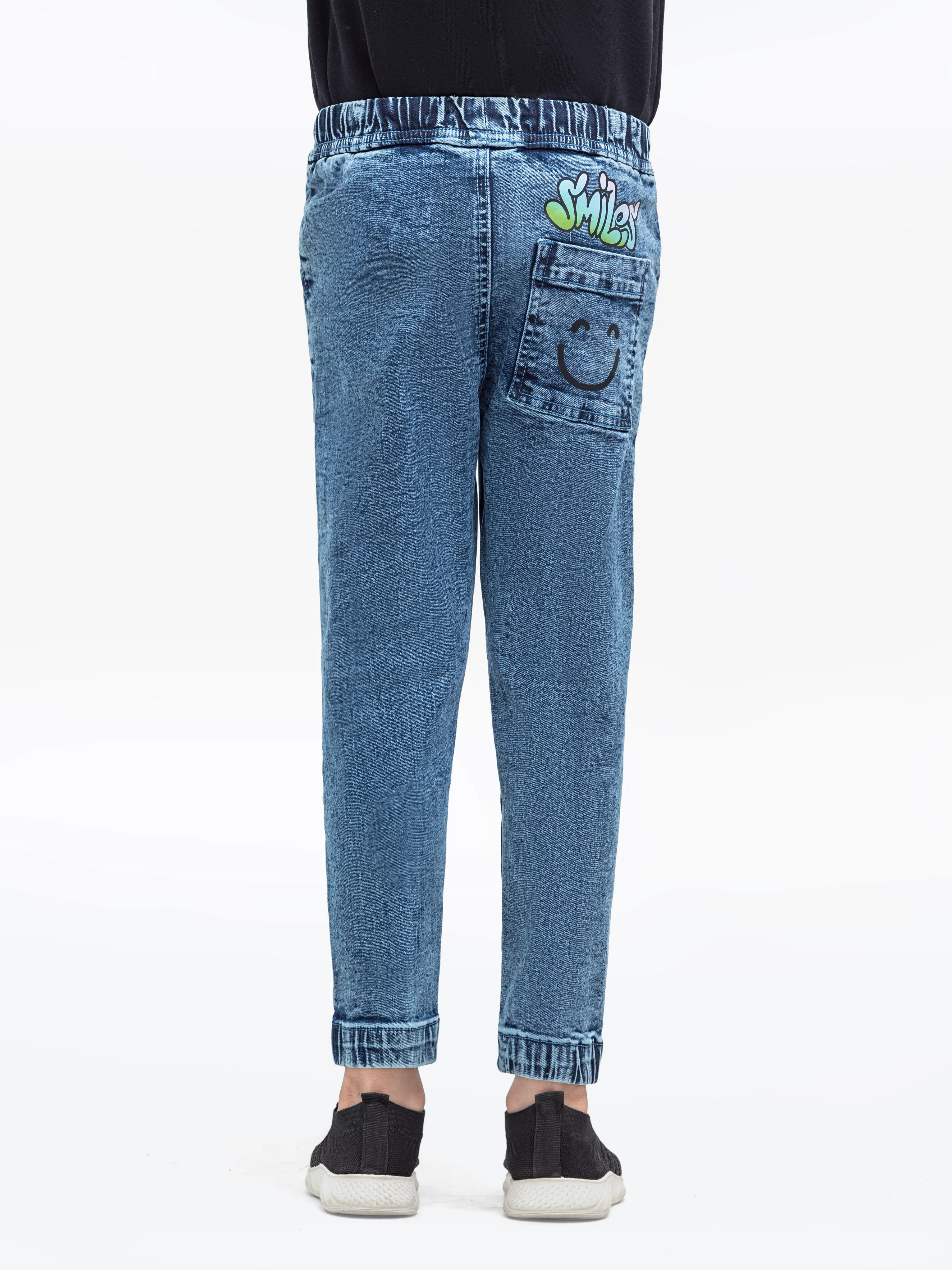 Boy's Vintage Blue Denim Pant - EBBDP24-021 - Image 4