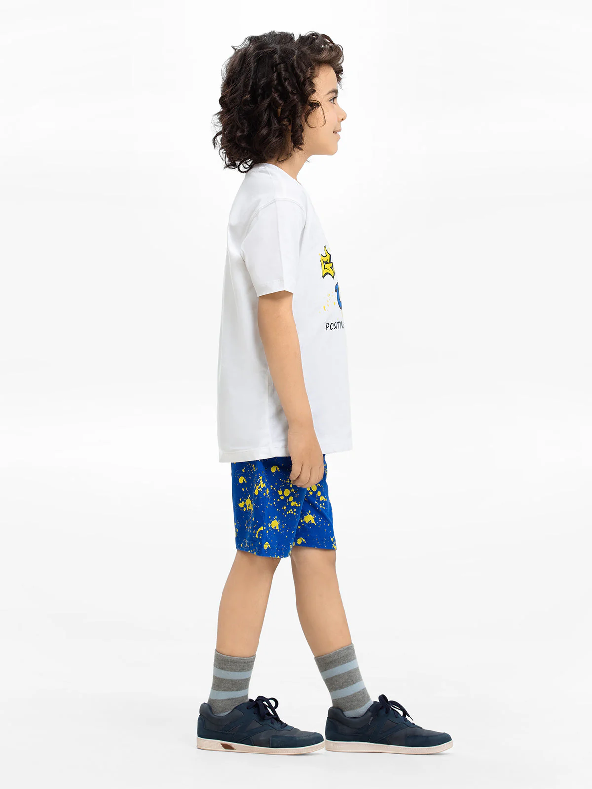 Boy's White & Blue Co Ord Set - EBTCS24-008 - Image 2