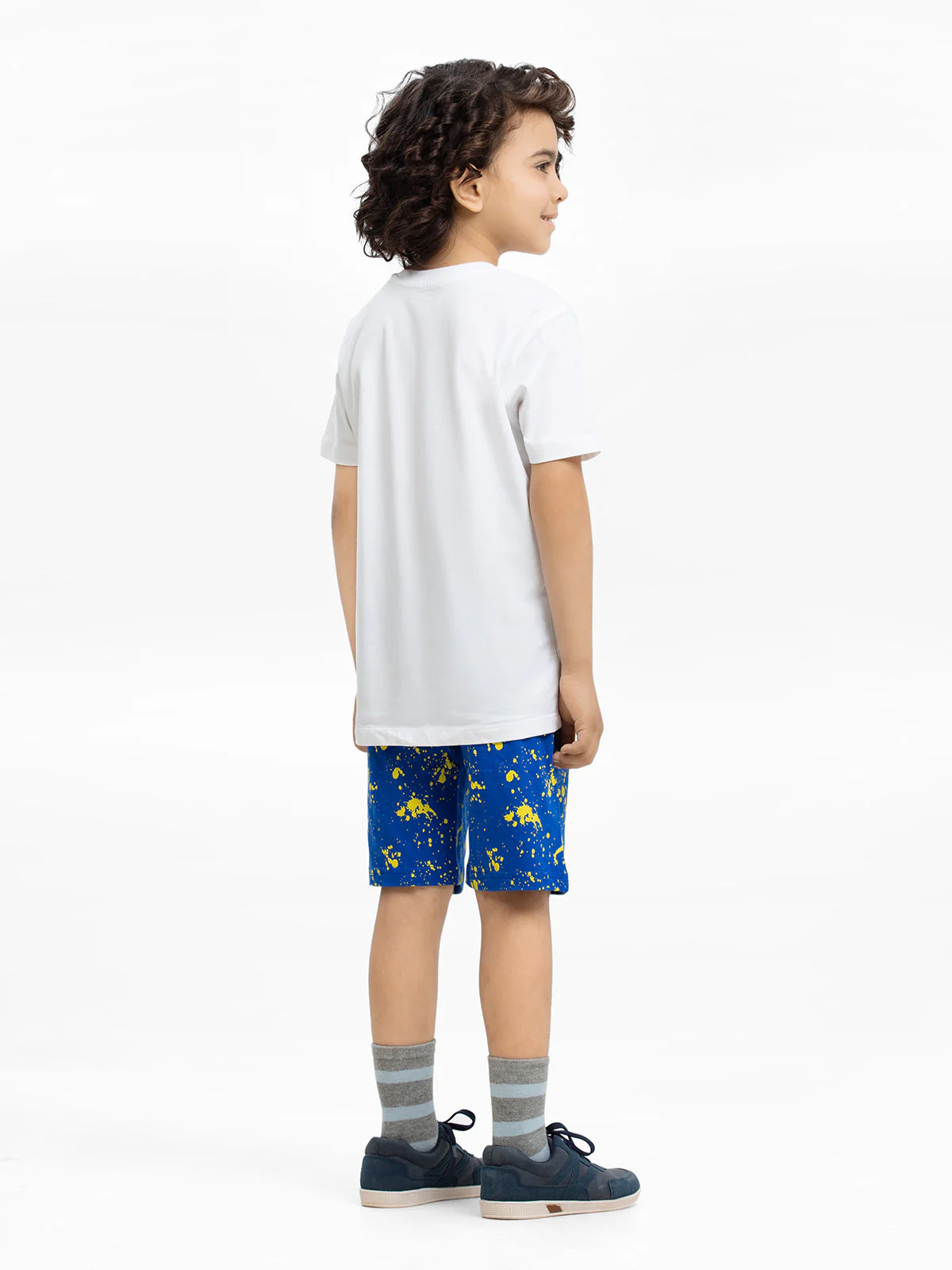 Boy's White & Blue Co Ord Set - EBTCS24-008 - Image 4