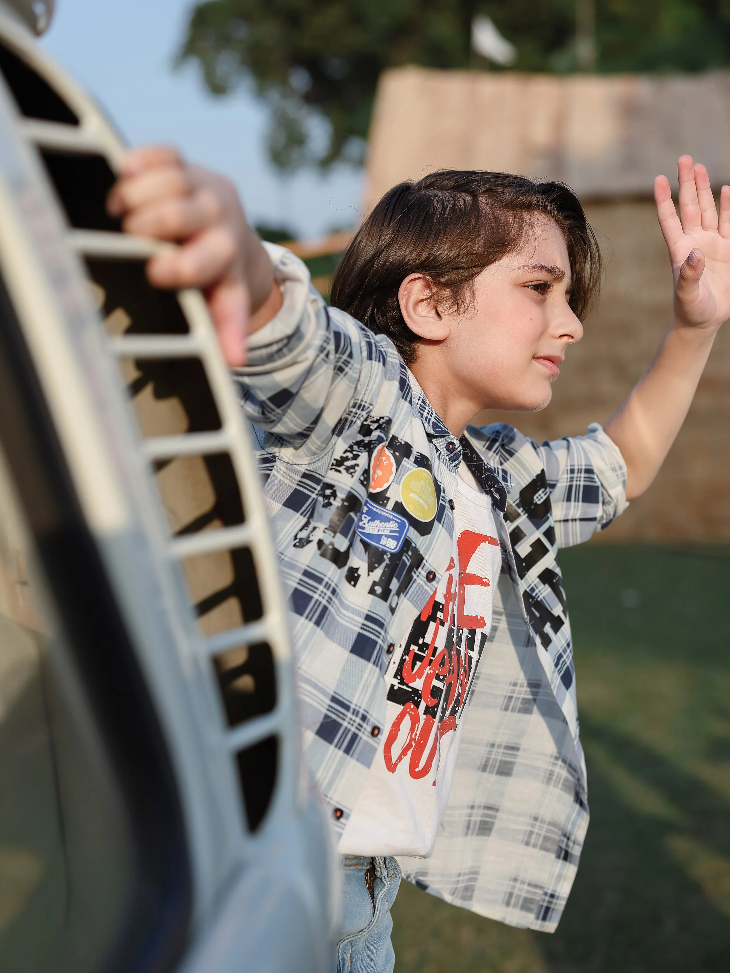 Boy's White & Blue Shirt - EBTS5-27585-2P - Image 2
