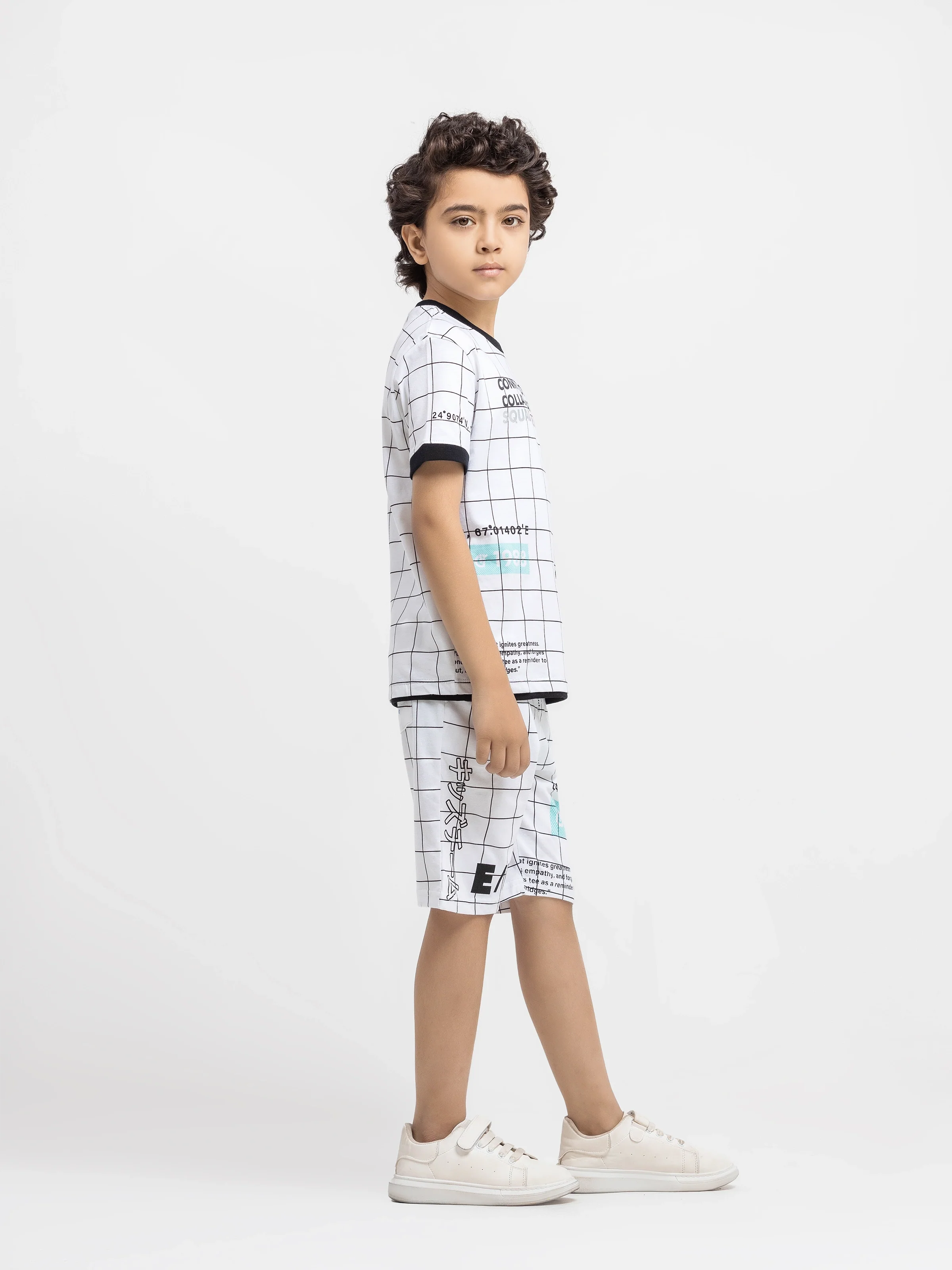 Boy's White Co Ord Set - EBTCS5-015 - Image 4