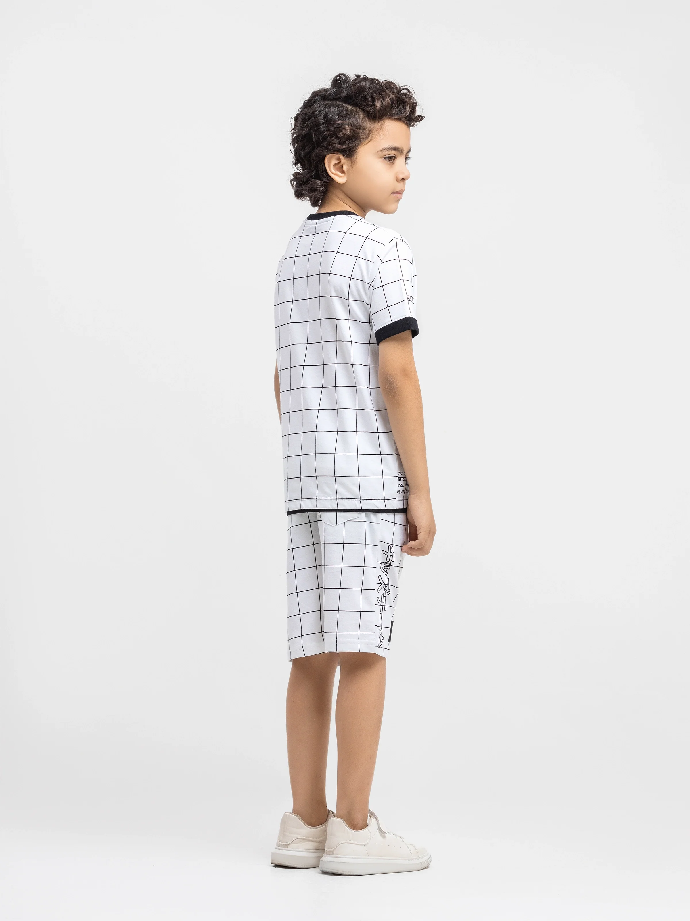 Boy's White Co Ord Set - EBTCS5-015 - Image 5