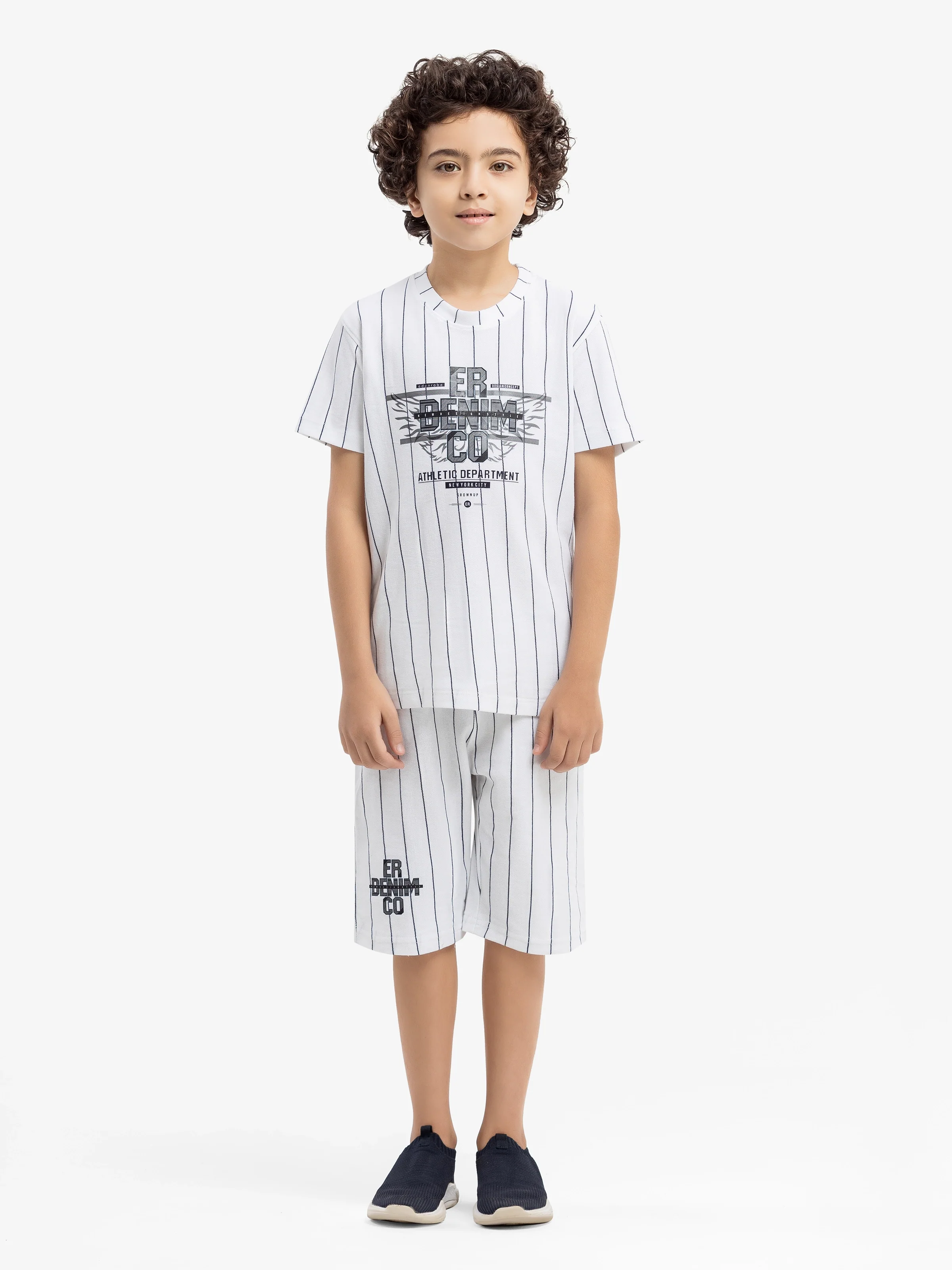 Boy's White Co-Ord Set - EBTCS5-025 - Image 2