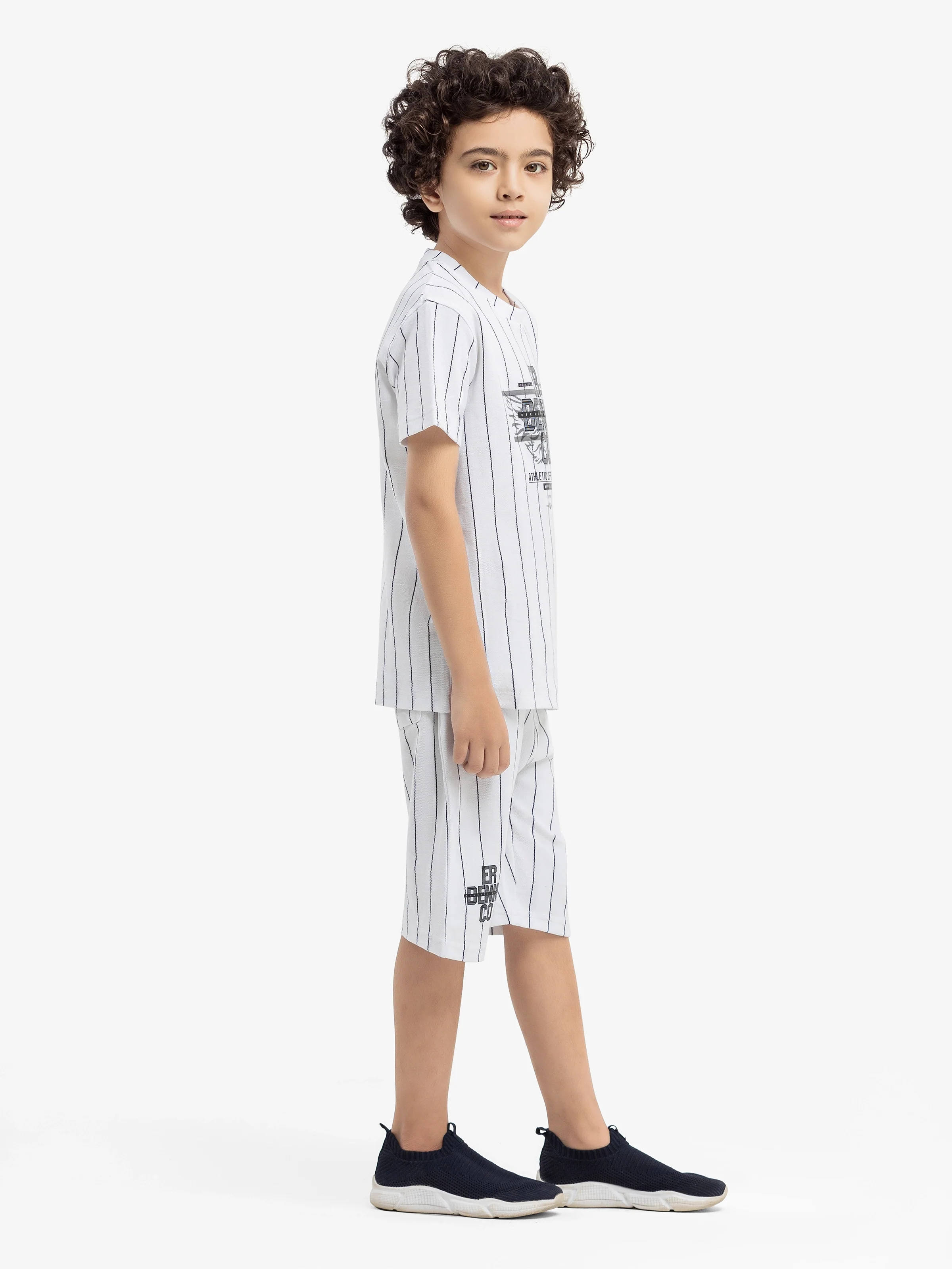 Boy's White Co-Ord Set - EBTCS5-025 - Image 3