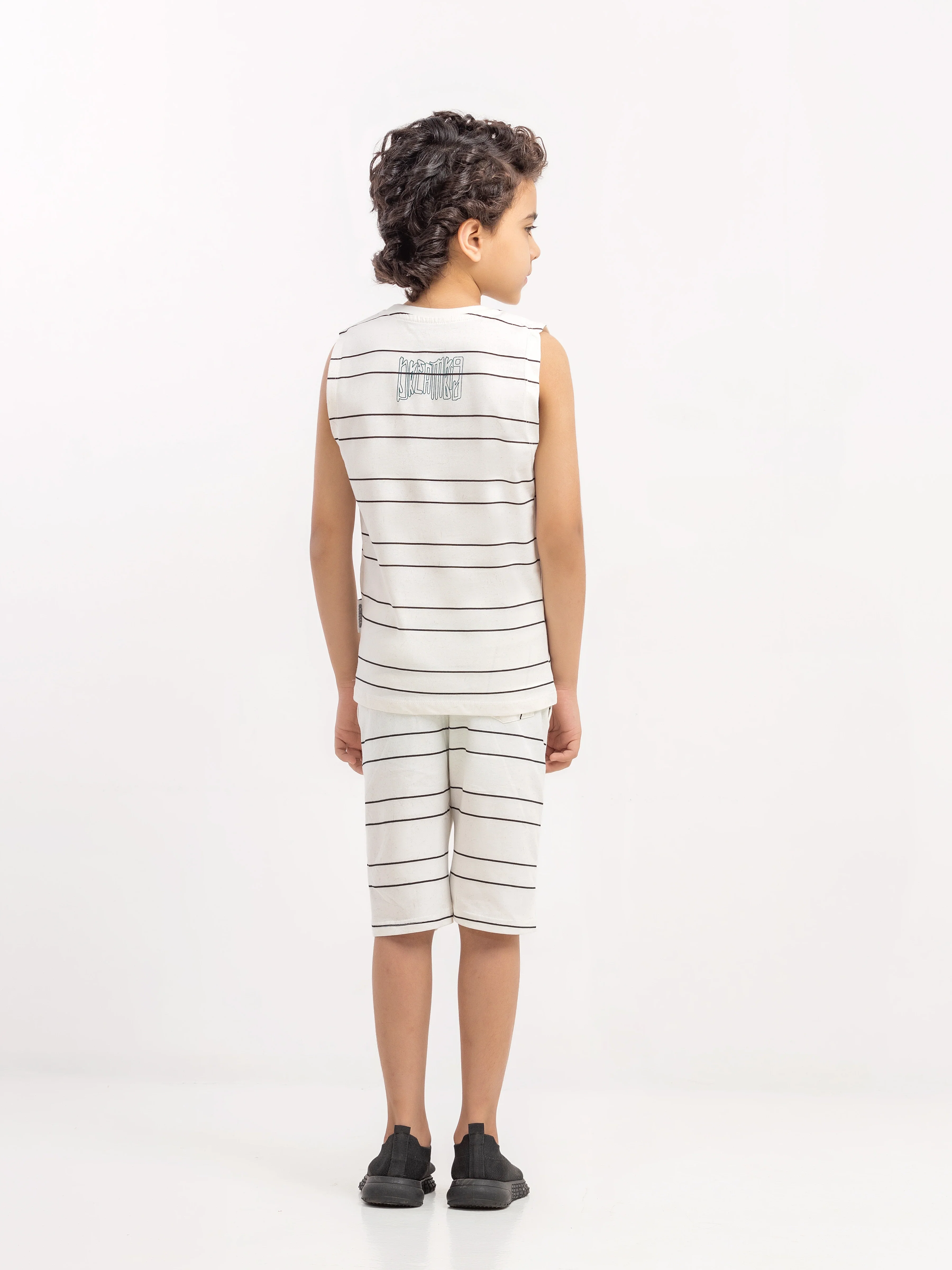 Boy's White Co Ord Set - EBTCS6-040 - Image 6