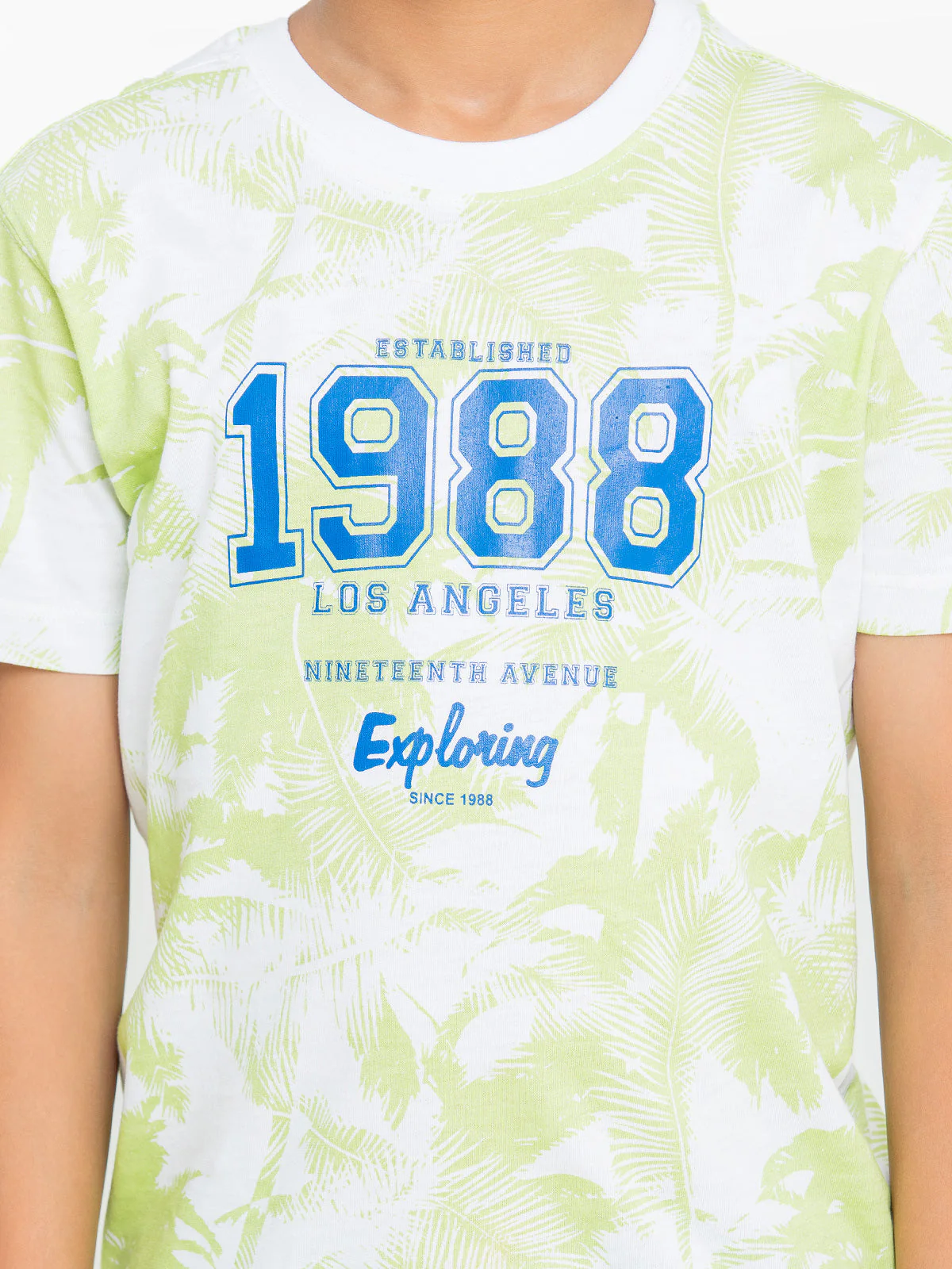 Boy's White & Green T-Shirt - EBTTS24-002 - Image 4
