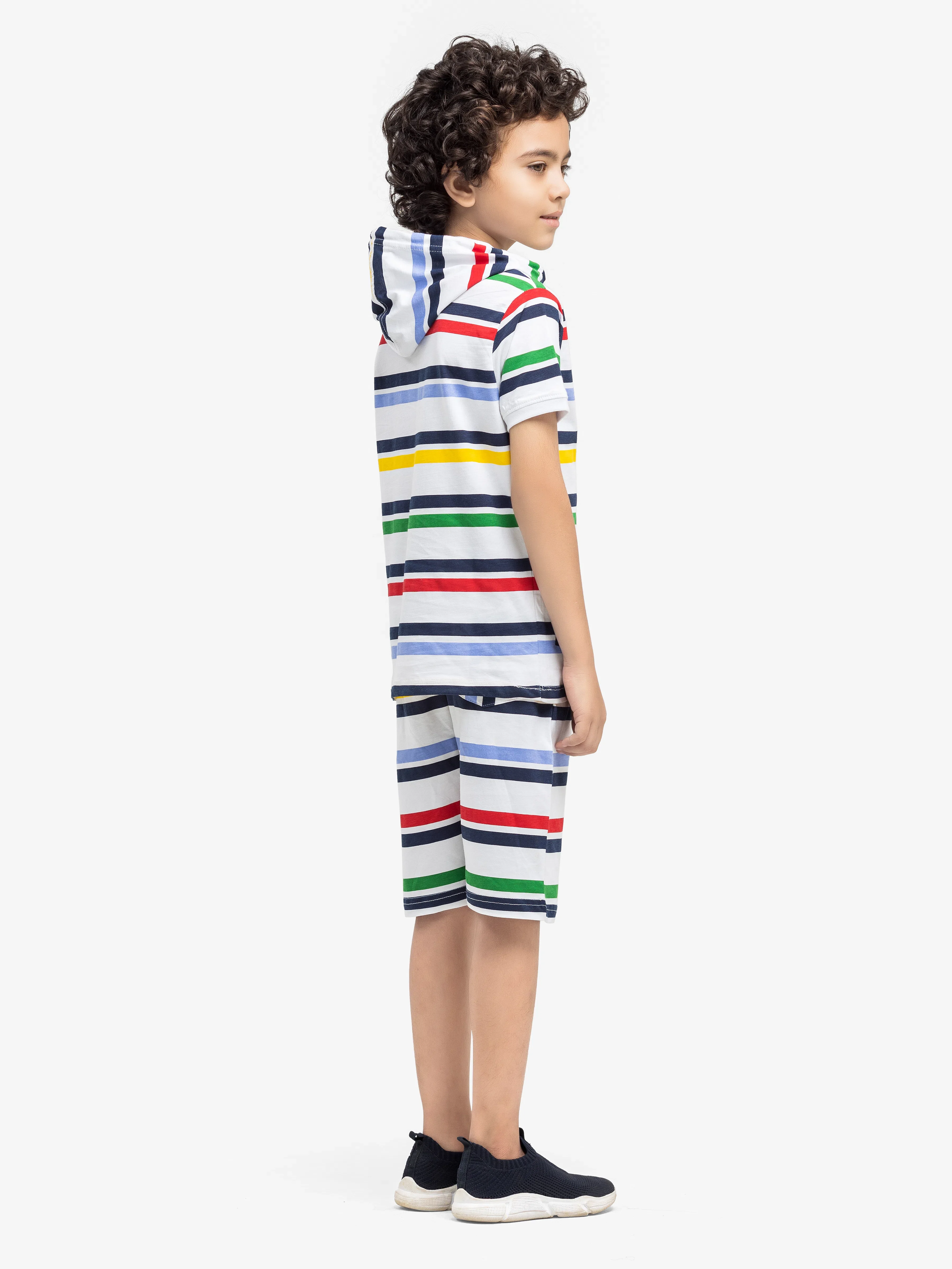 Boy's White Multi Co-Ord Set - EBTCS5-008 - Image 5