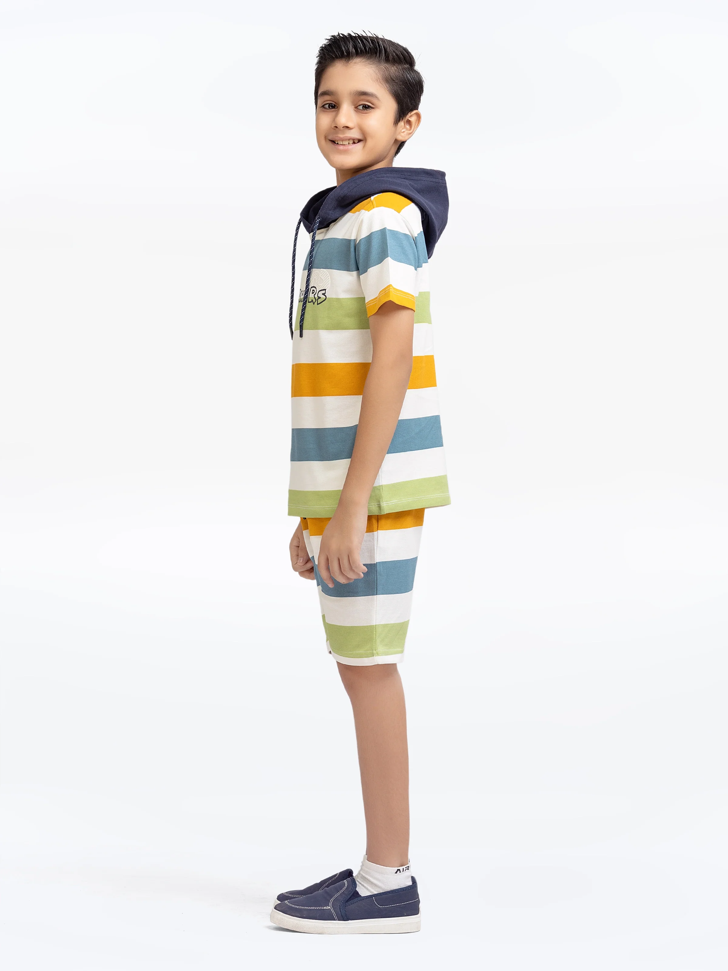 Boy's White Multi Co-Ord Set - EBTCS5-022 - Image 4
