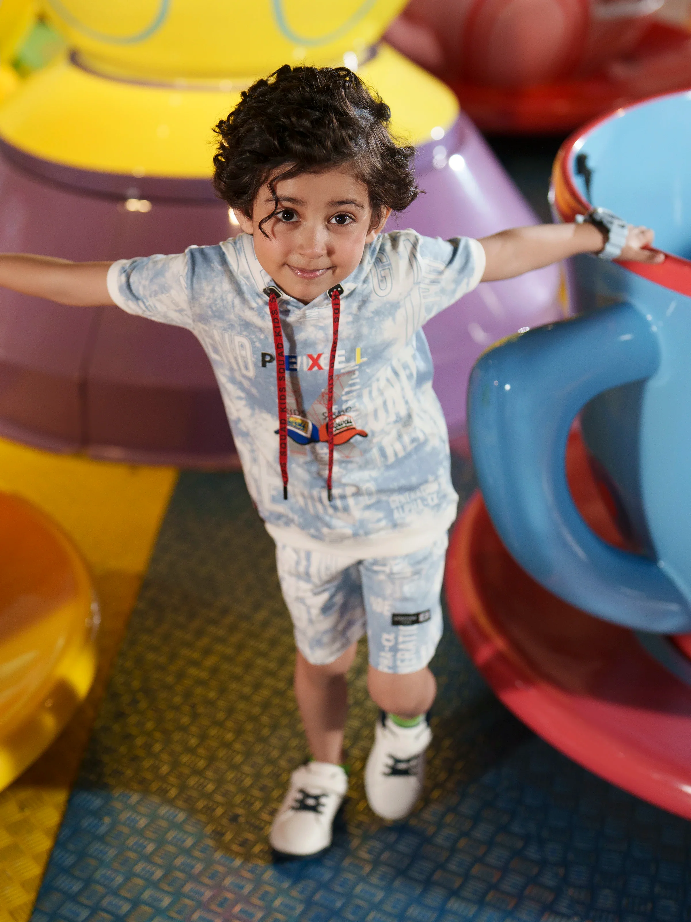Boy's White Multi Co Ord Set - EBTCS6-004 - Image 3
