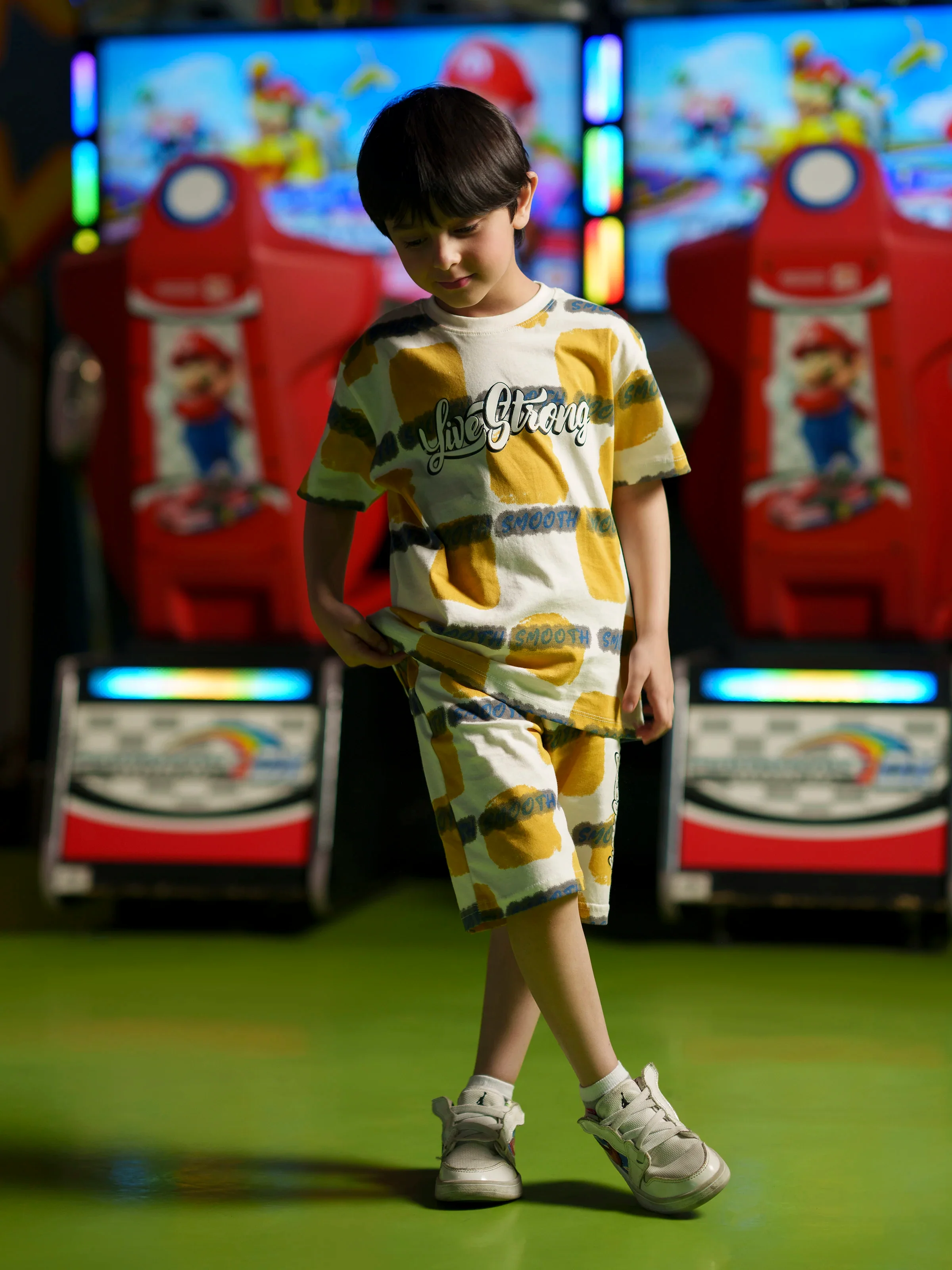 Boy's White Multi Co Ord Set - EBTCS6-009 - Image 3