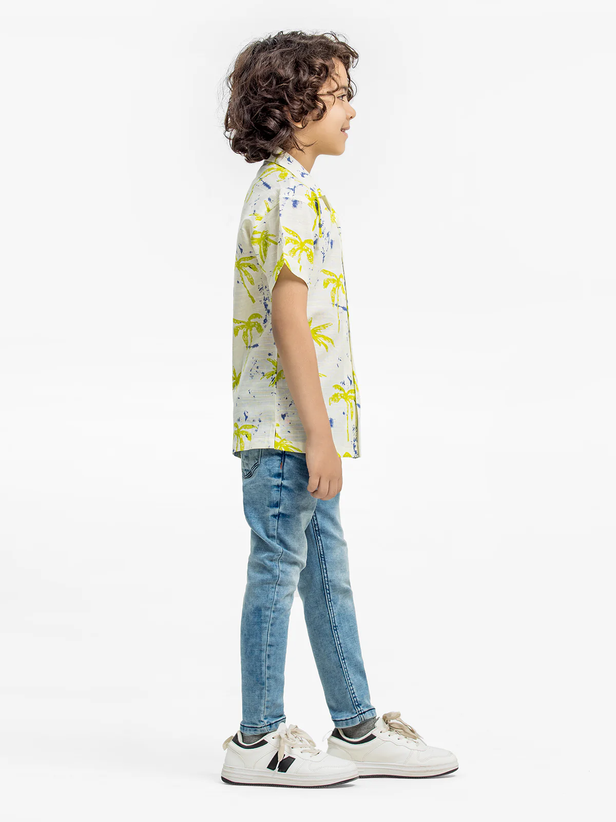 Boy's White Multi Shirt - EBTS23-27513 - Image 3