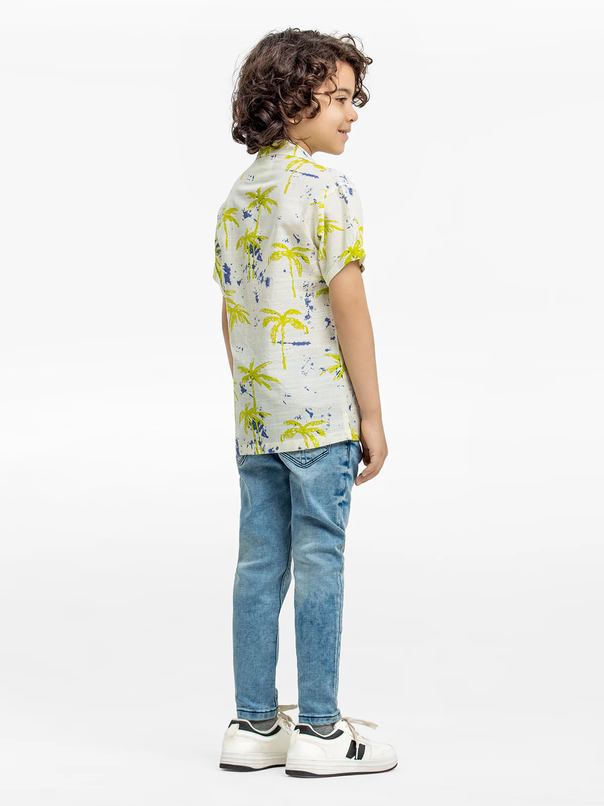Boy's White Multi Shirt - EBTS23-27513 - Image 4