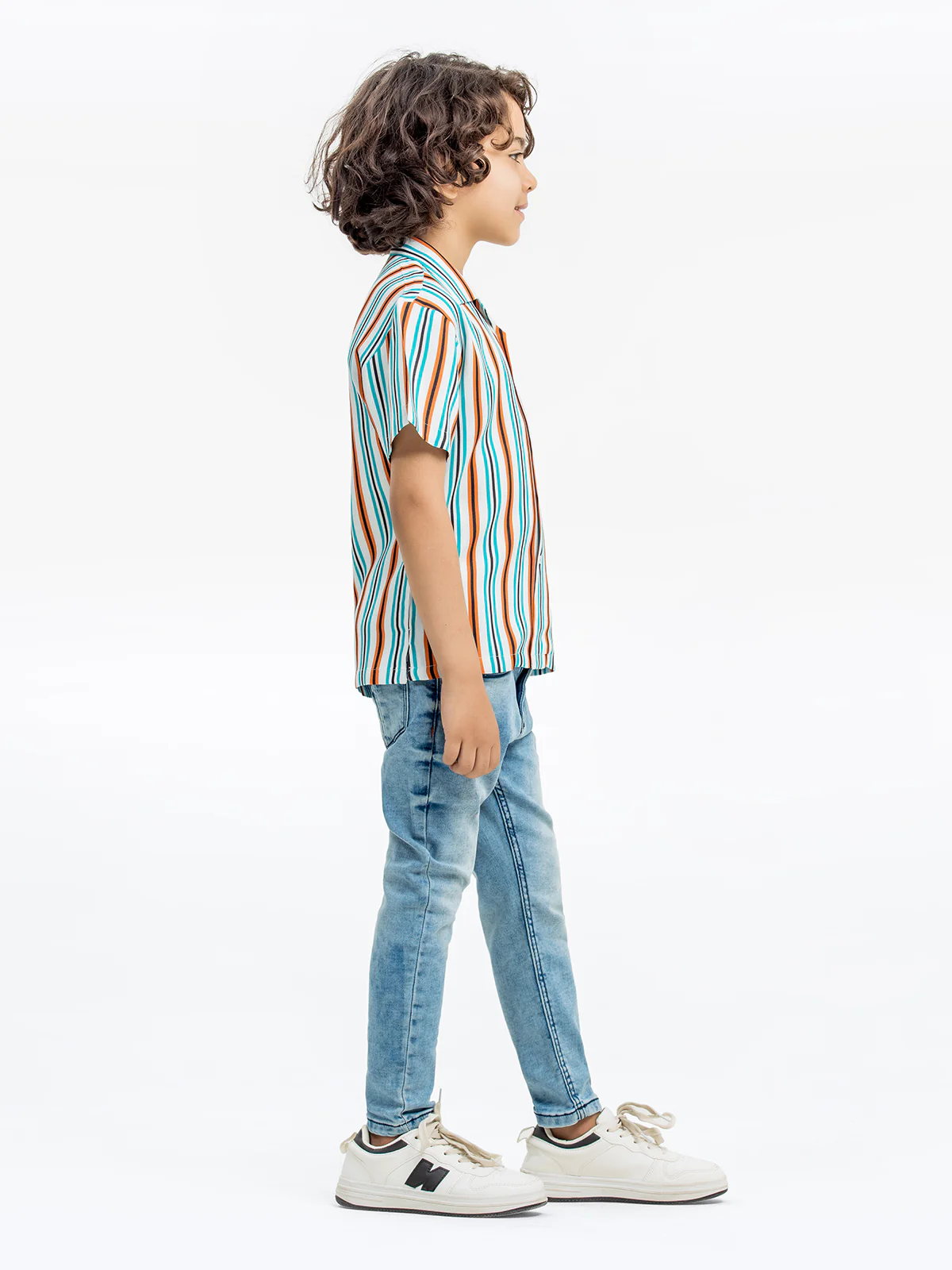 Boy's White Multi Shirt - EBTS24-27535 - Image 5