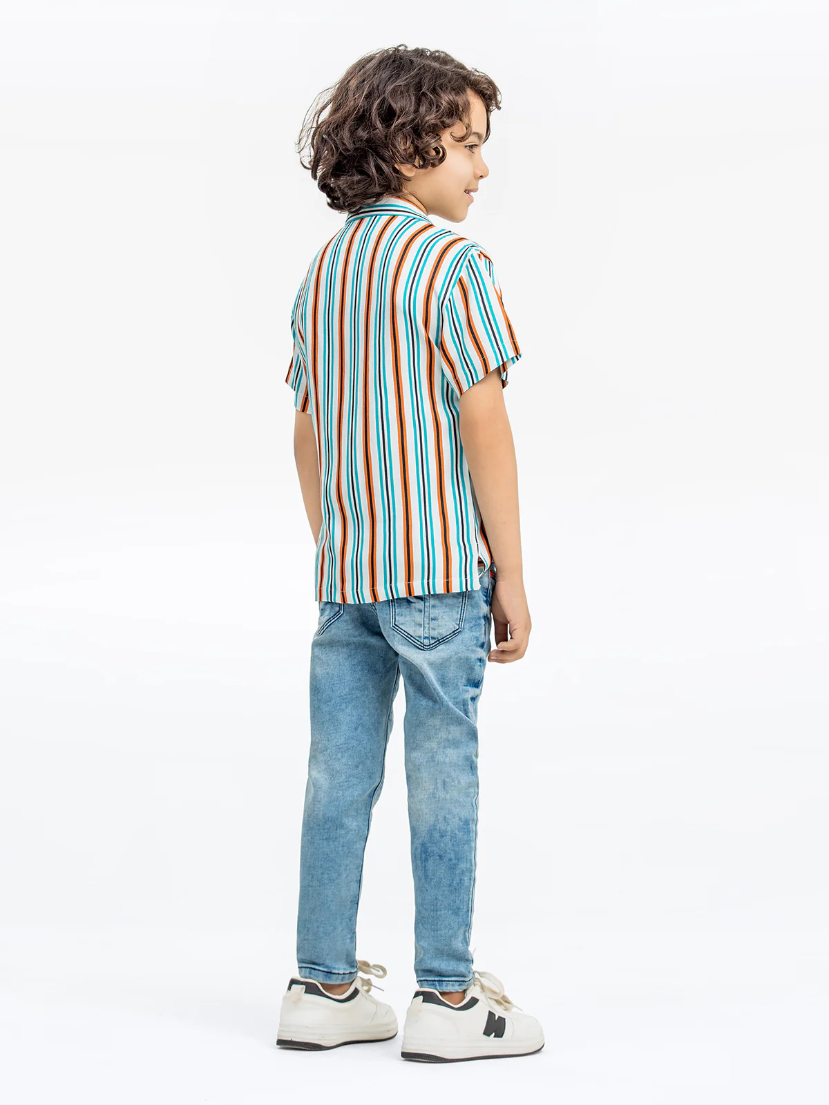 Boy's White Multi Shirt - EBTS24-27535 - Image 6