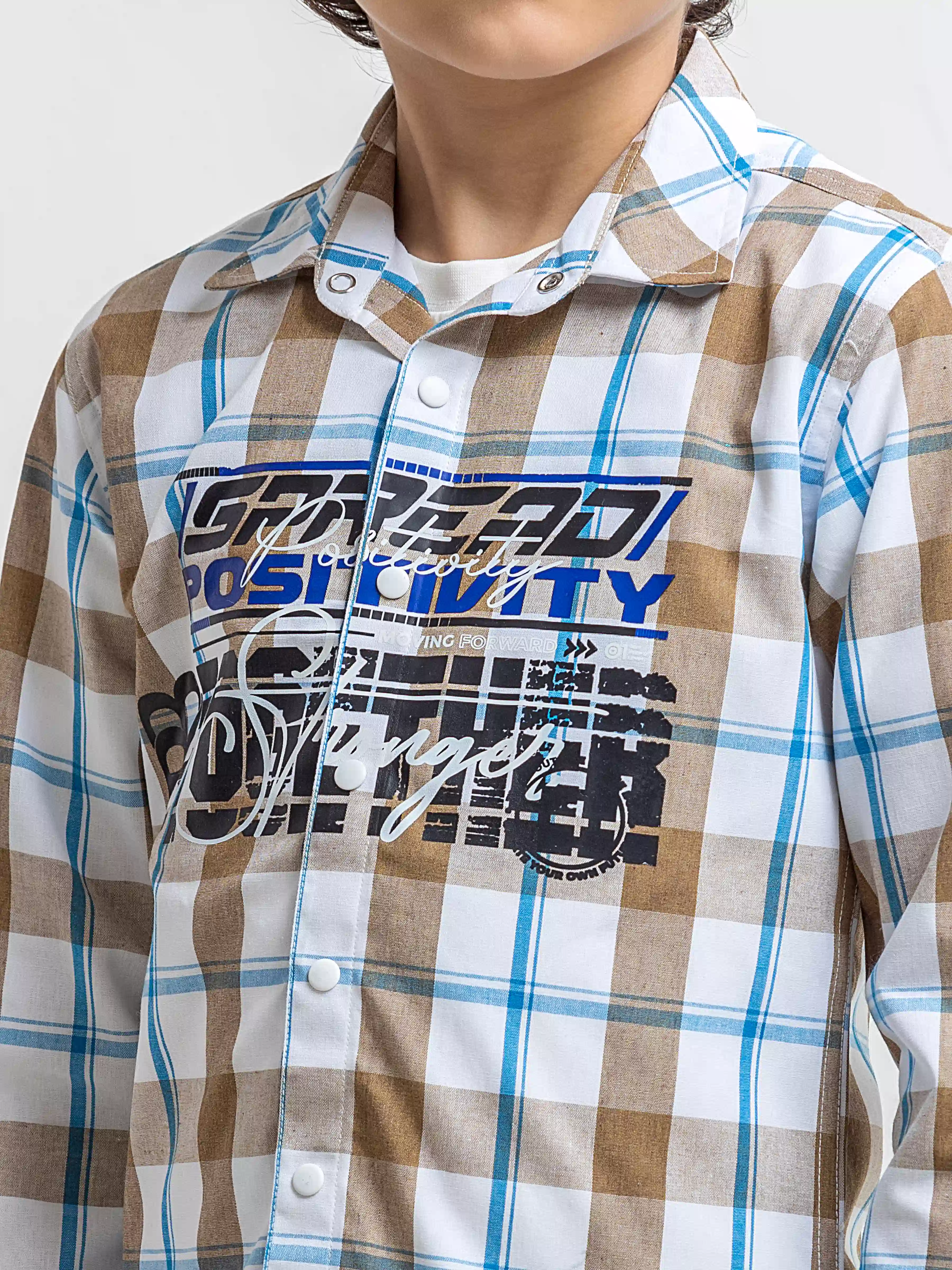 Boy's White Multi Shirt - EBTSF6-27691-2P - Image 3