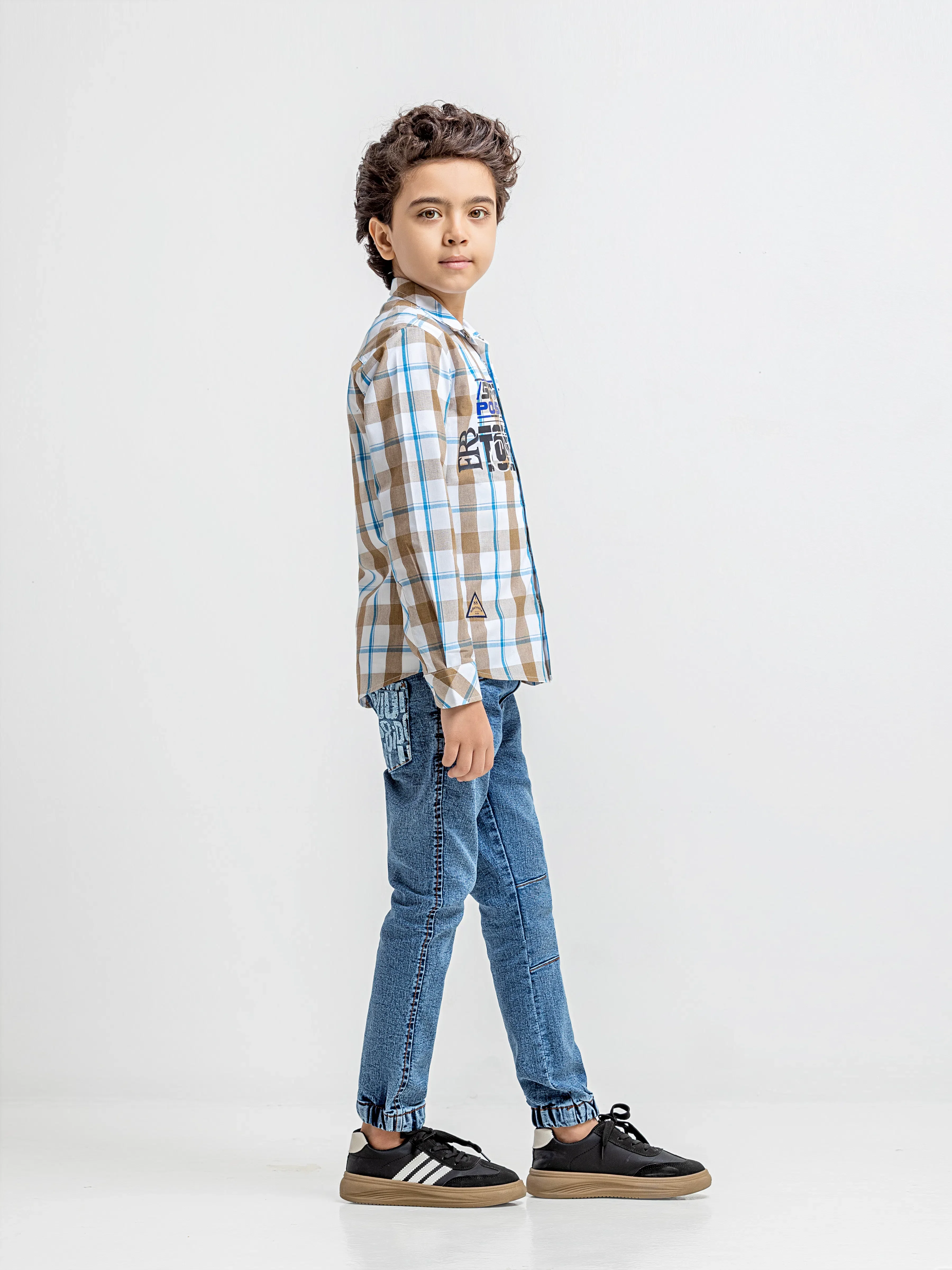 Boy's White Multi Shirt - EBTSF6-27691-2P - Image 4