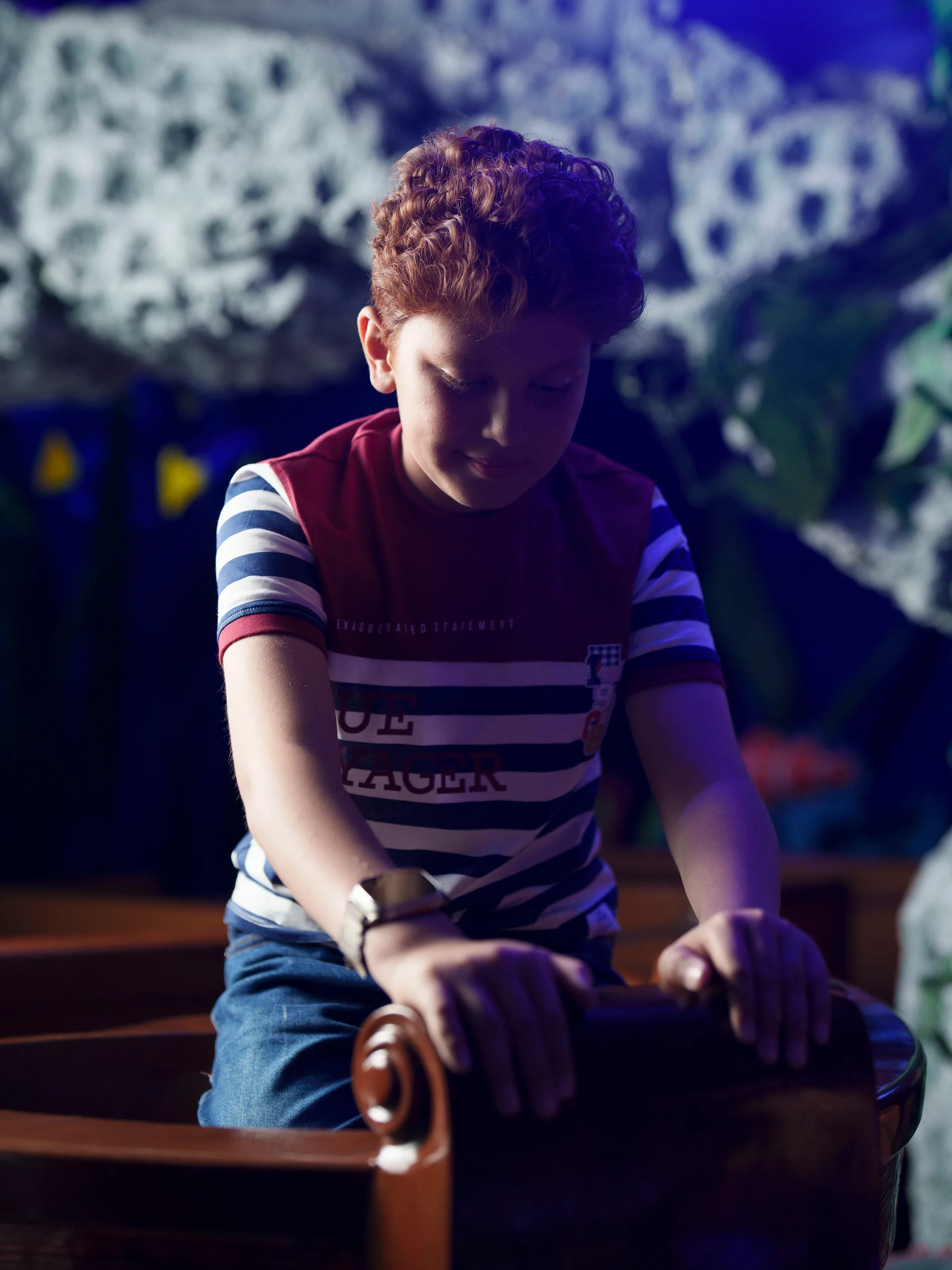 Boy's White Multi T-Shirt - EBTTS6-005 - Image 4