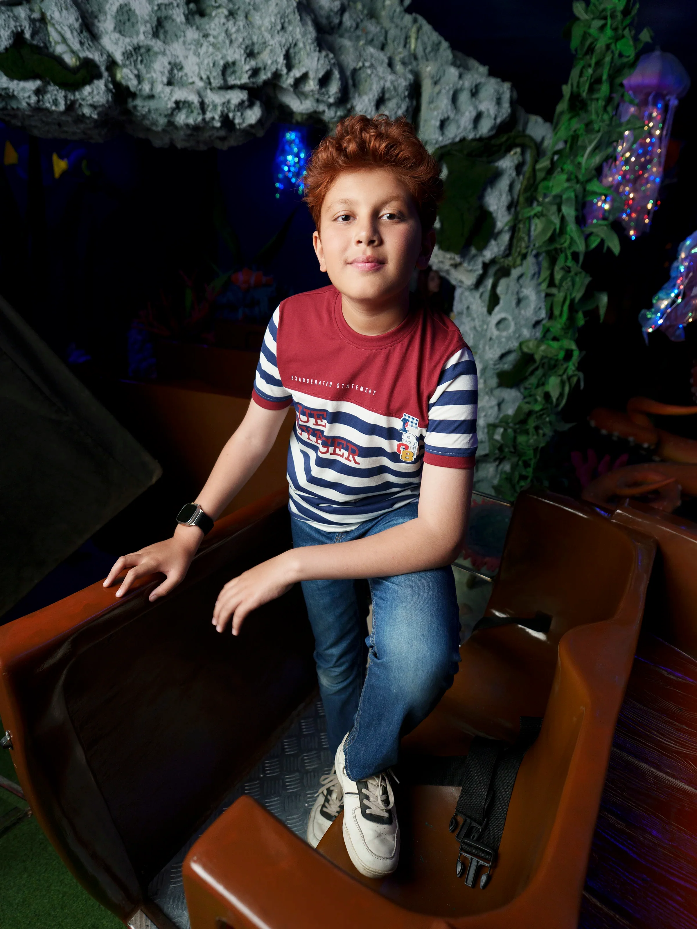 Boy's White Multi T-Shirt - EBTTS6-005 - Image 5