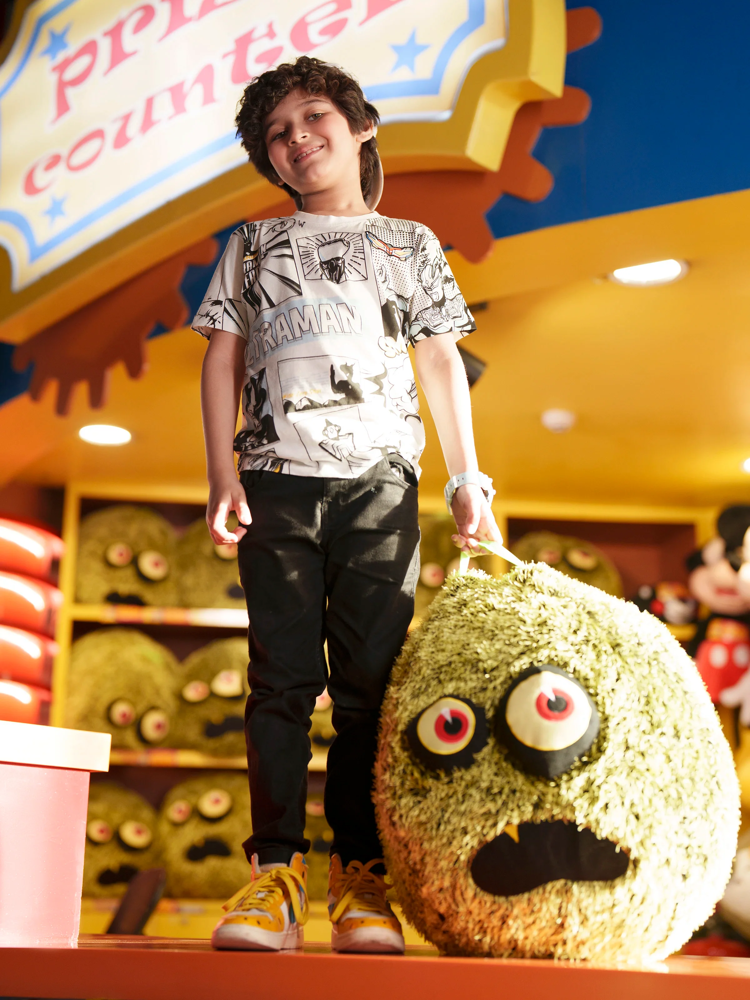 Boy's White Multi T-Shirt - EBTTS6-034 - Image 6