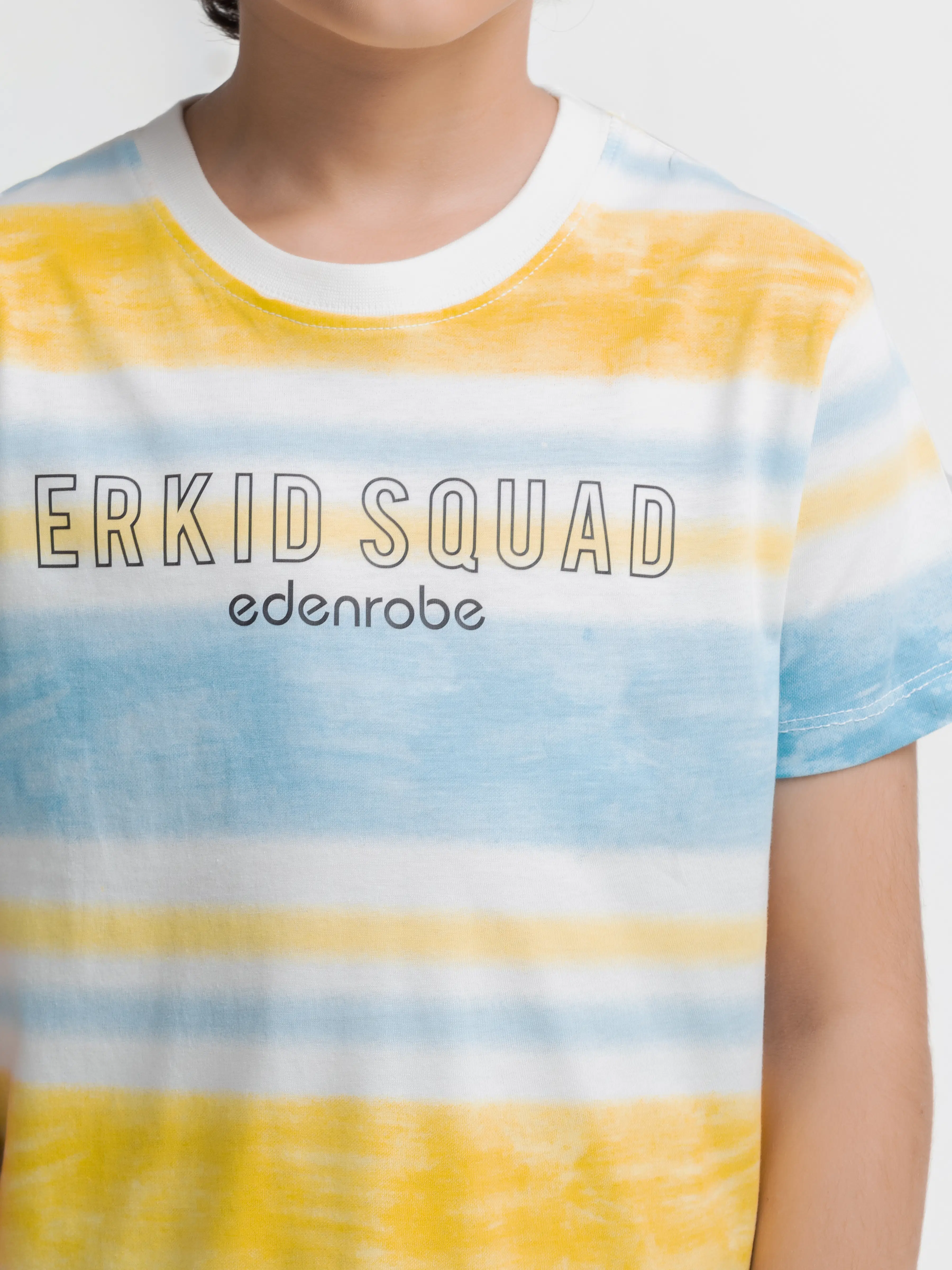 Boy's White Multi T-Shirt - EBTTS6-041 - Image 3
