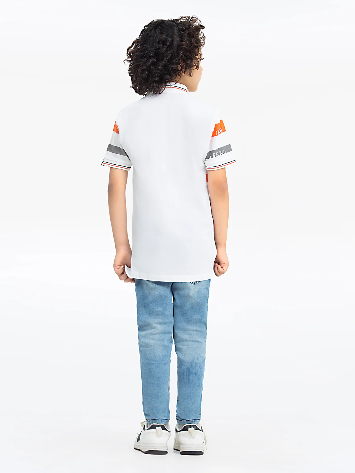 Boy's White Polo Shirt - EBTPS24-016 - Image 5