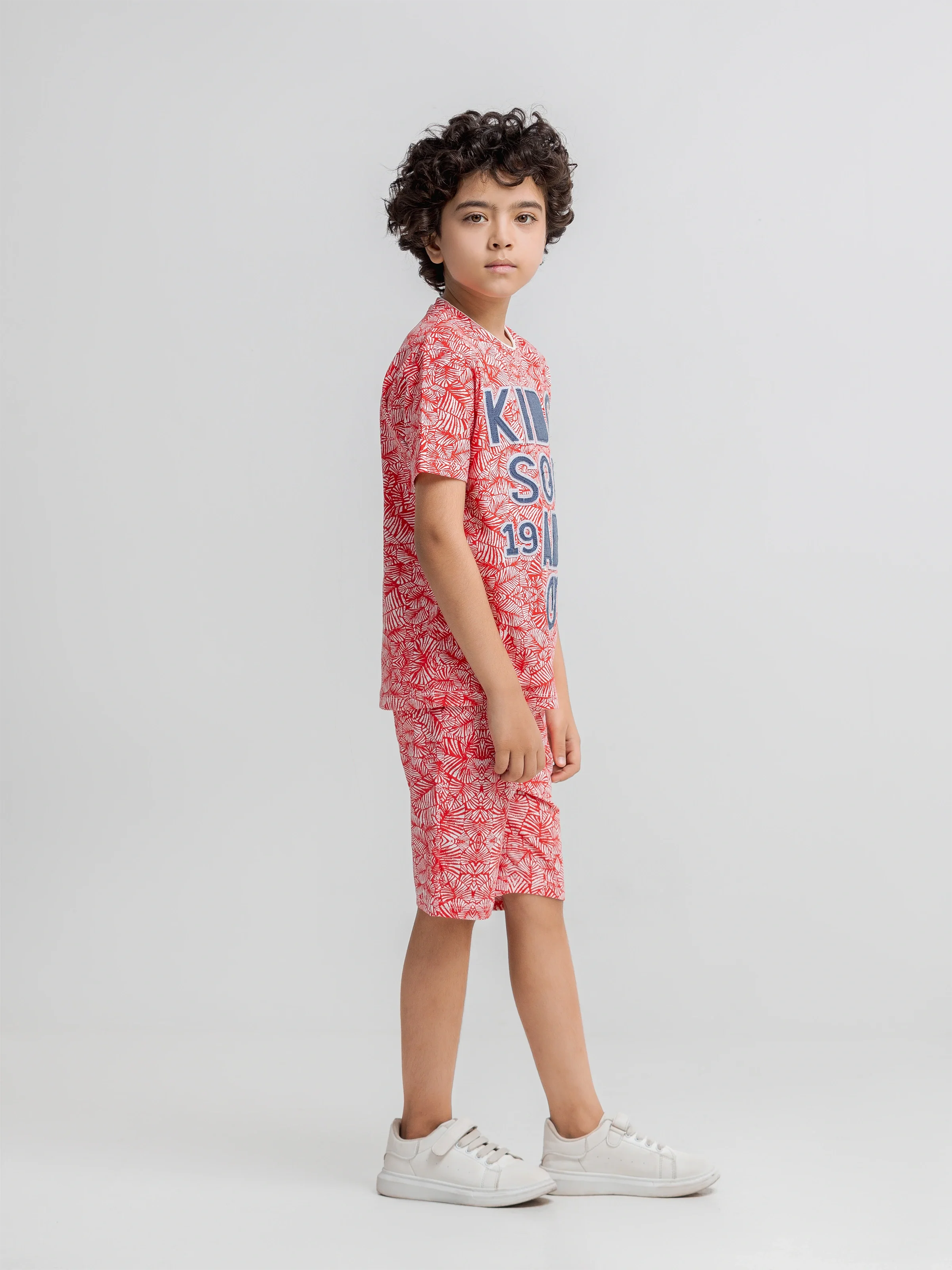 Boy's White & Red Co Ord Set - EBTCS6-032 - Image 5