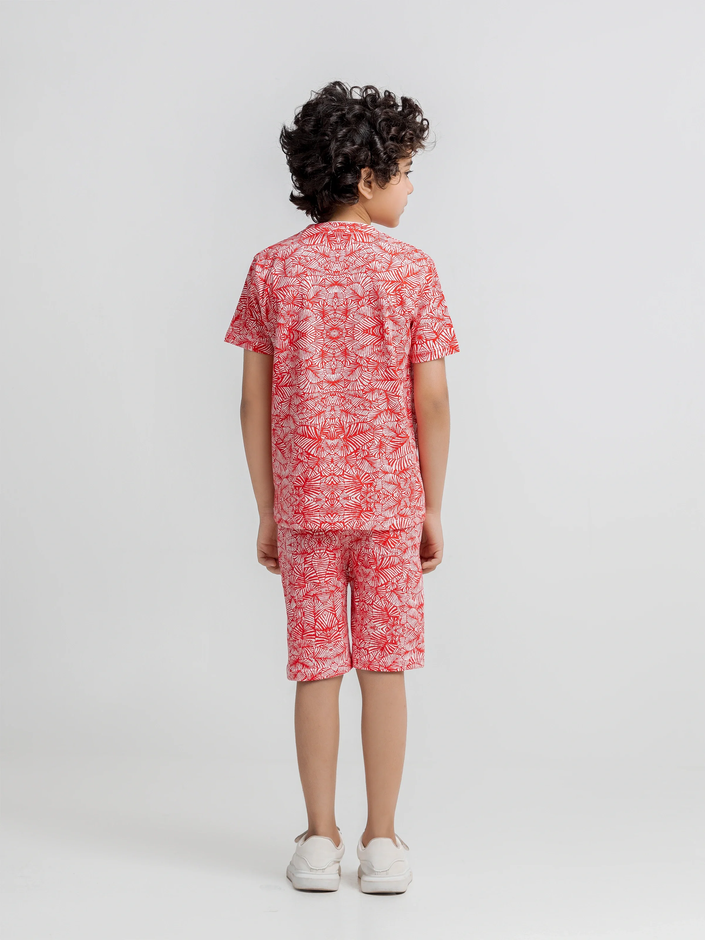 Boy's White & Red Co Ord Set - EBTCS6-032 - Image 6