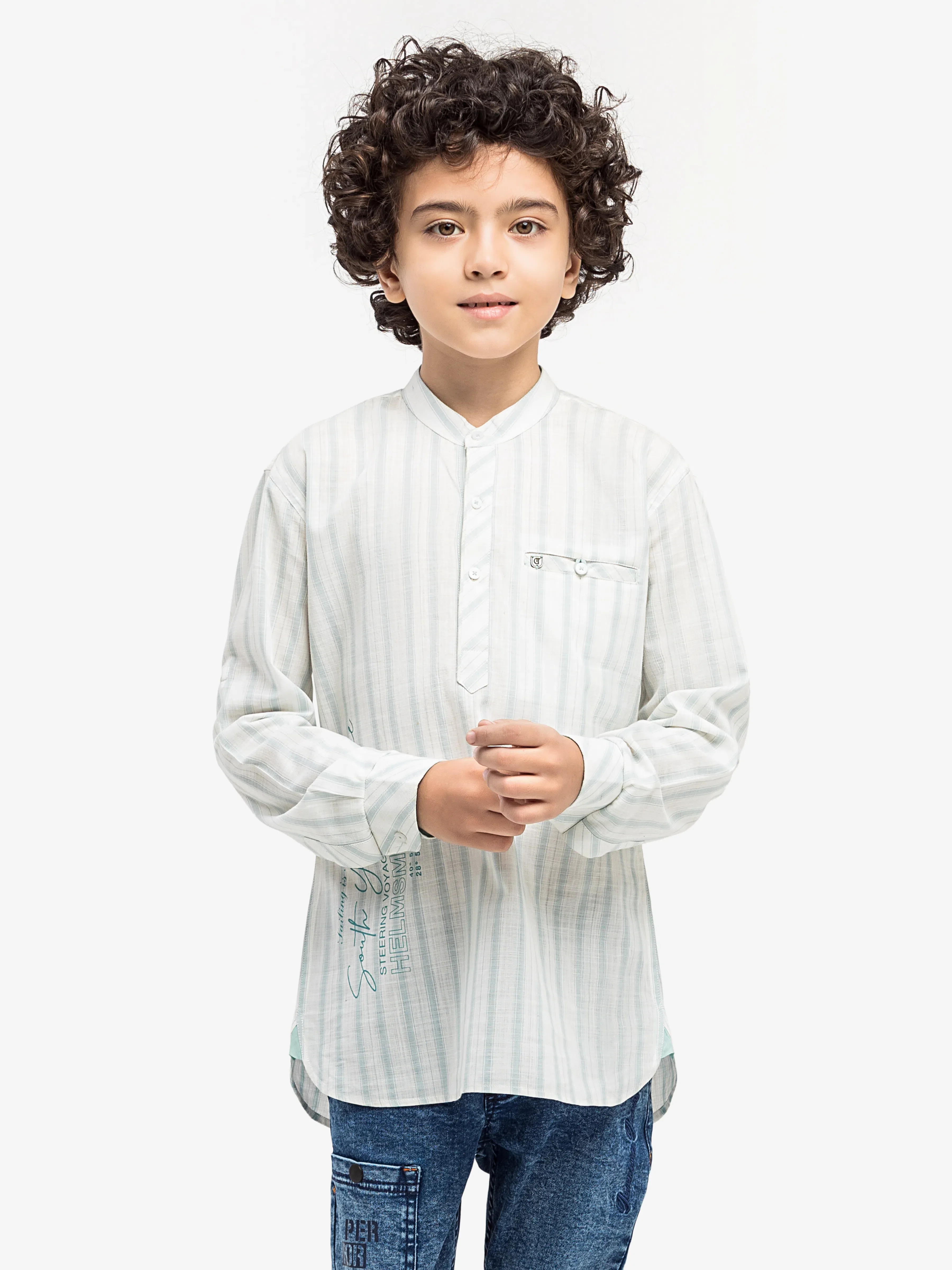 Boy's White Shirt - EBTS6-27642