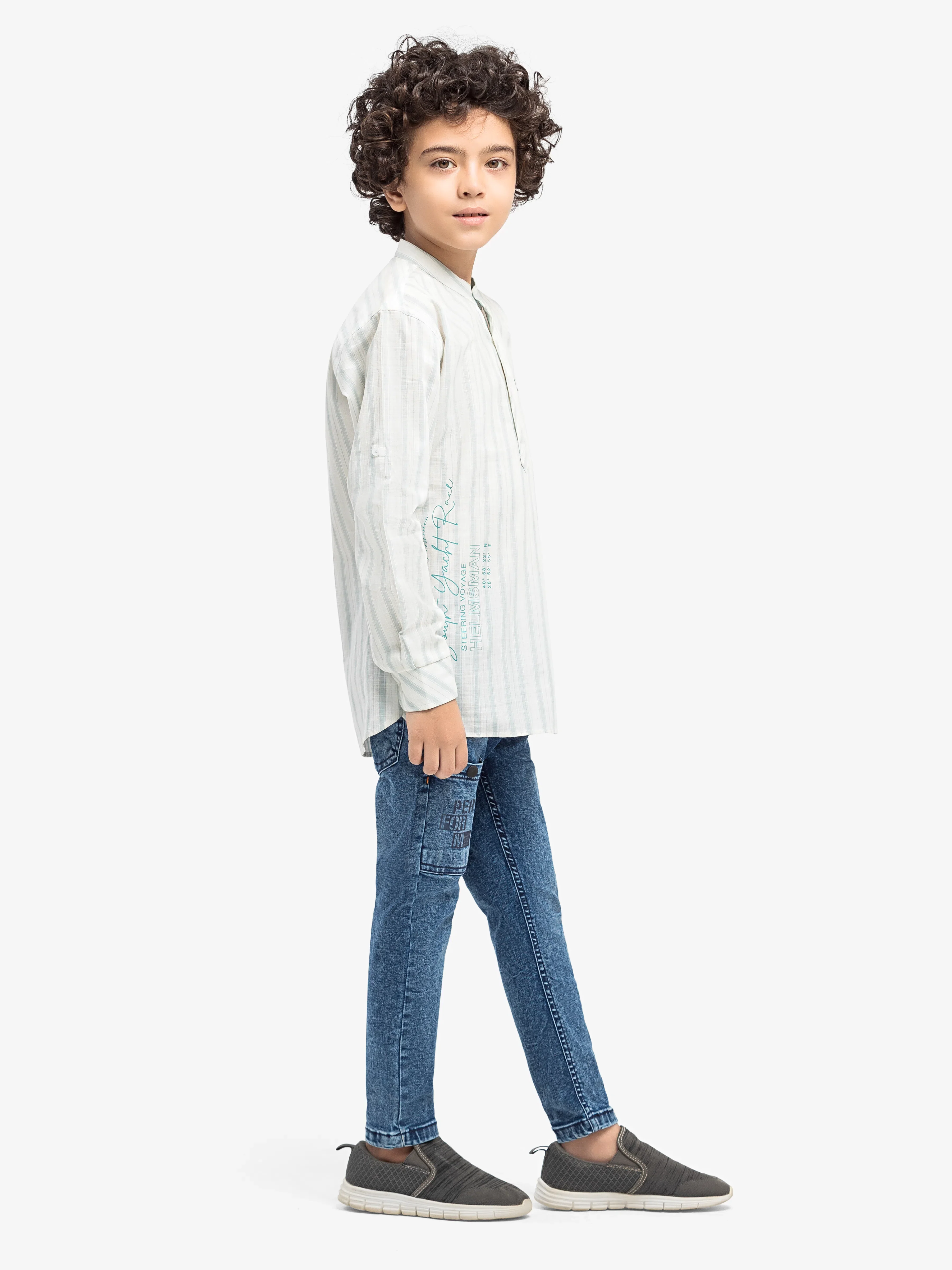 Boy's White Shirt - EBTS6-27642 - Image 4