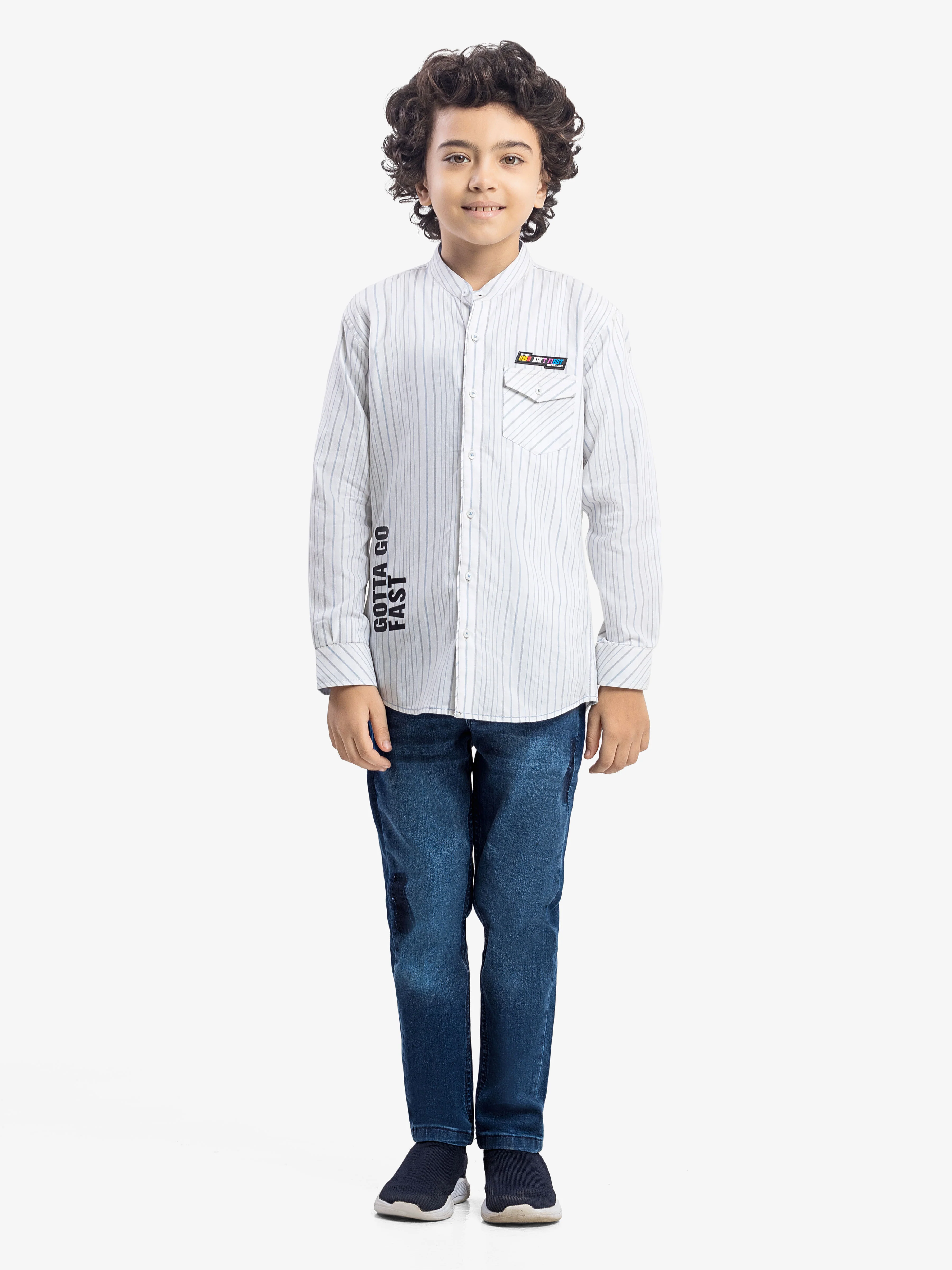 Boy's White Shirt - EBTSF5-27651-2P - Image 2
