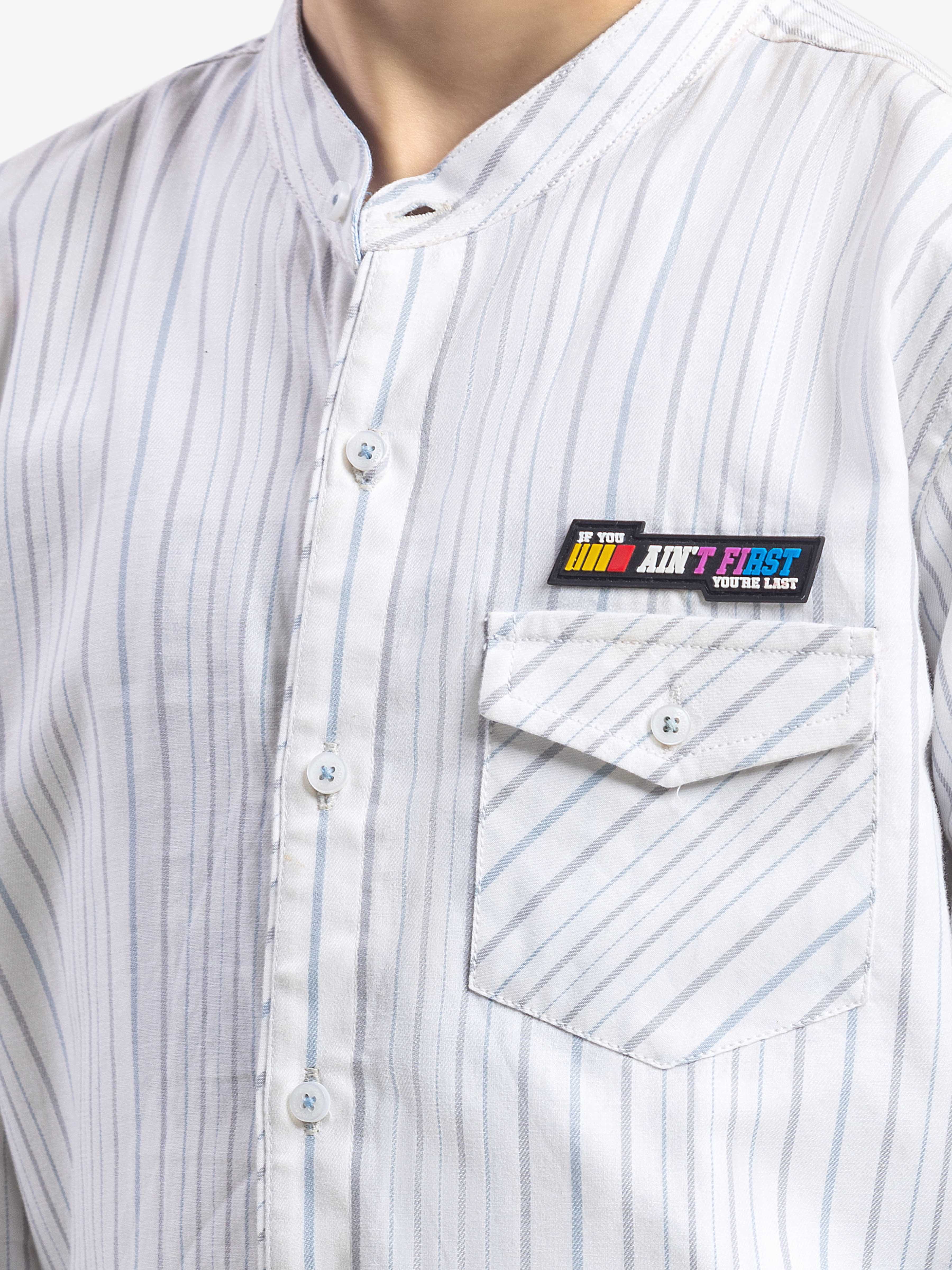 Boy's White Shirt - EBTSF5-27651-2P - Image 3