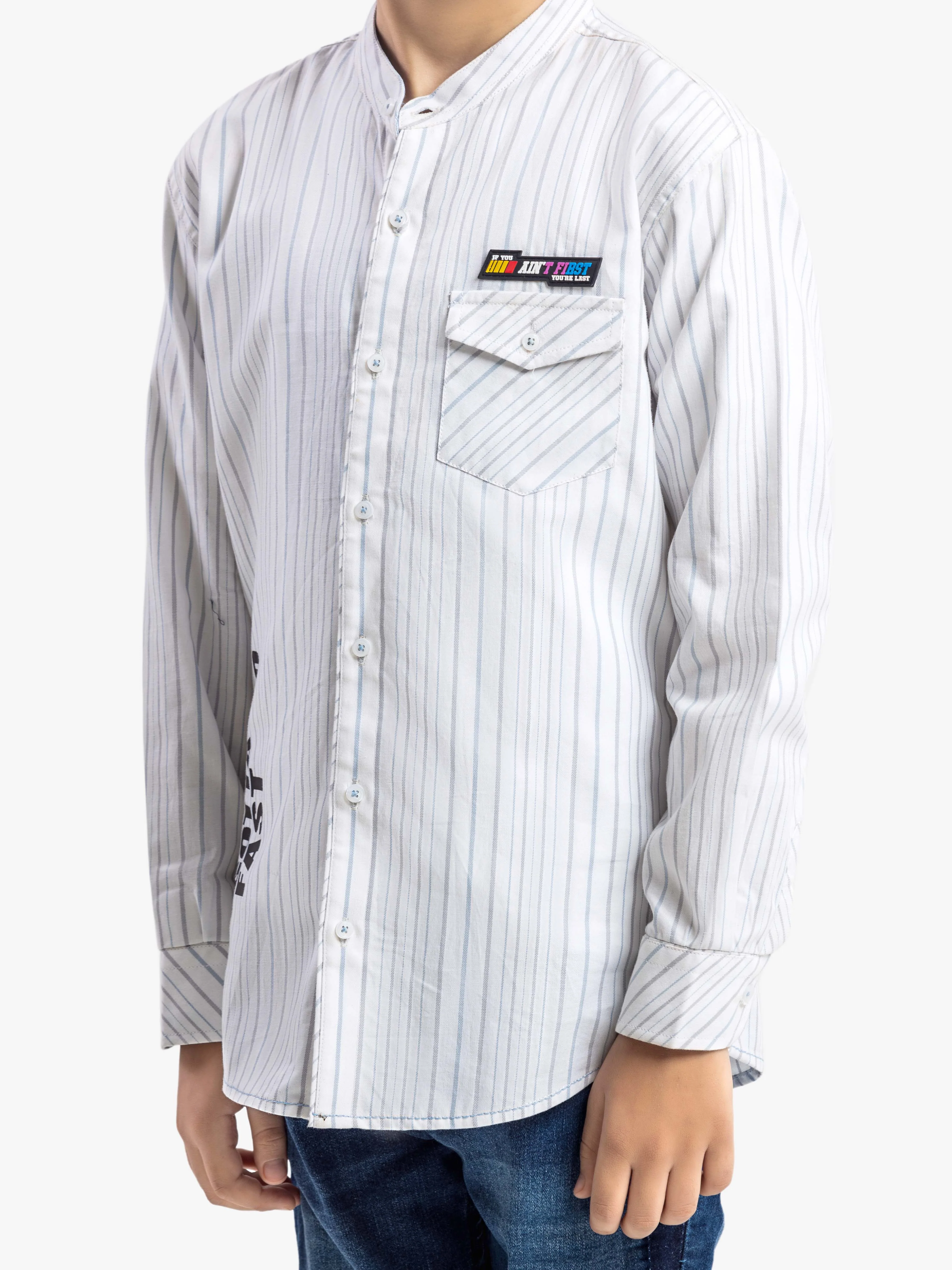 Boy's White Shirt - EBTSF5-27651-2P - Image 4