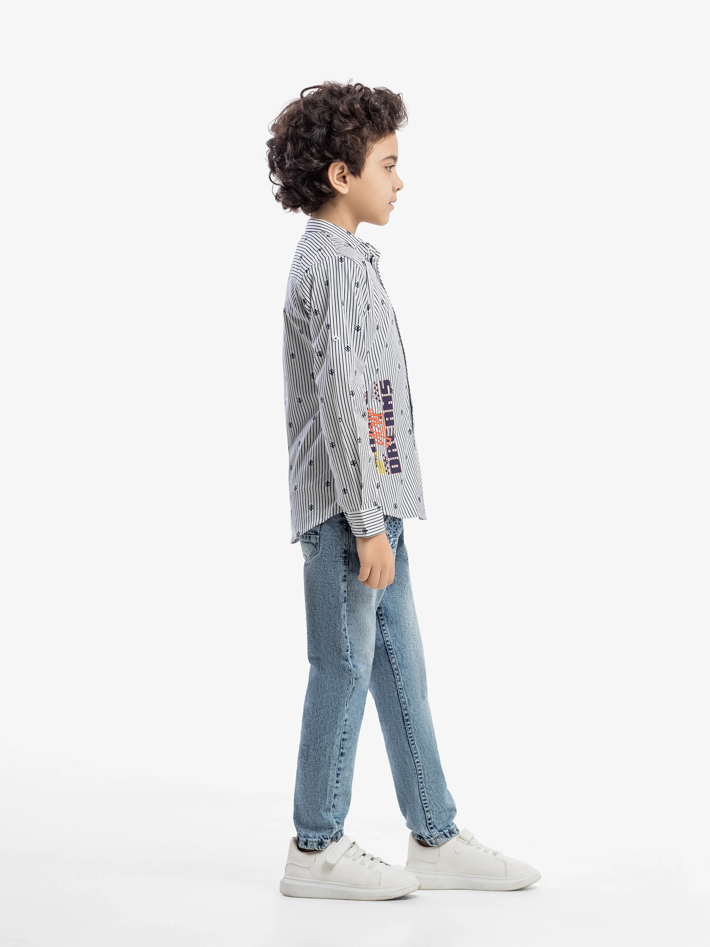 Boy's White Shirt & T-shirt - EBTSF5-27658-2P - Image 5