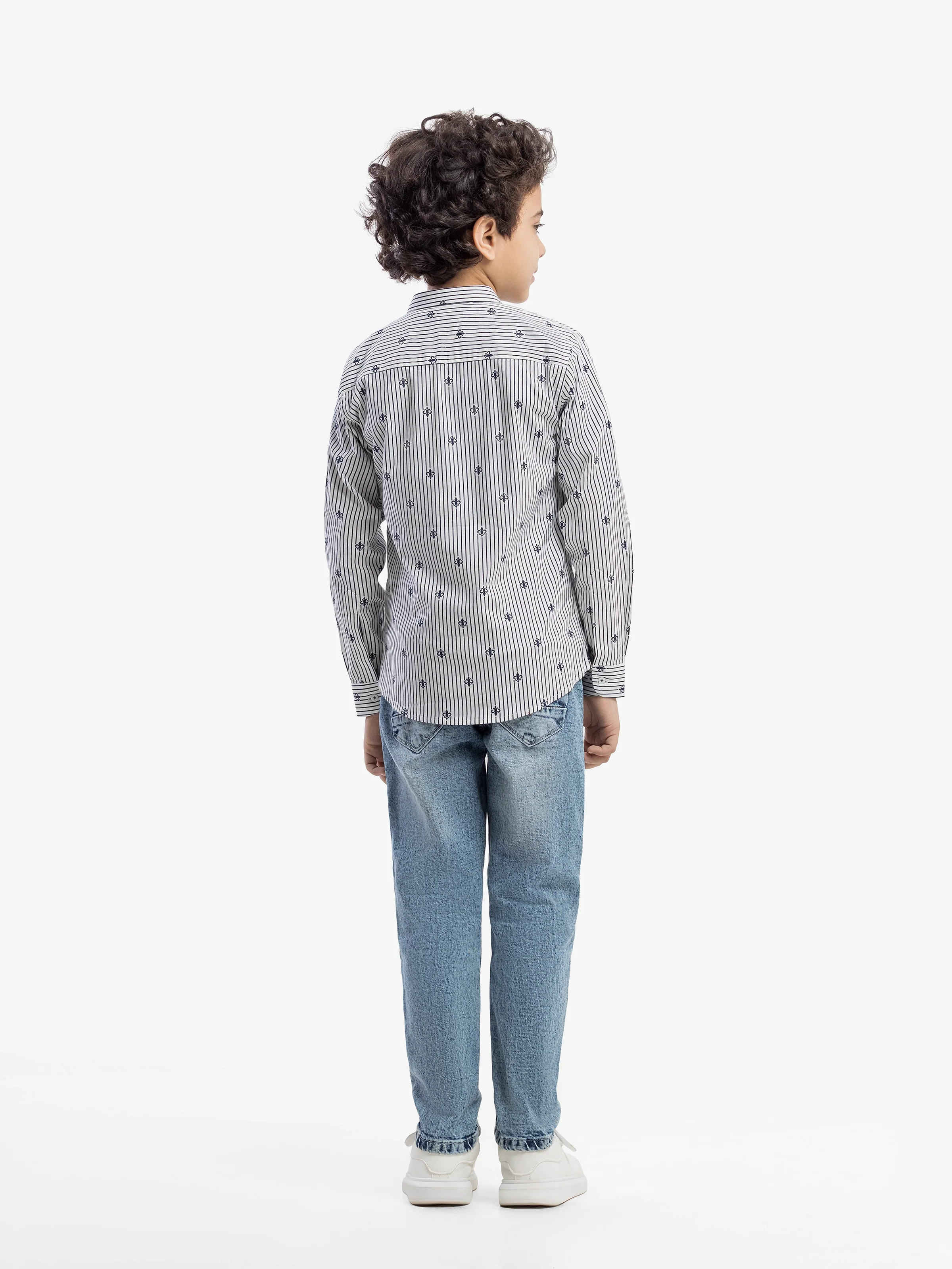 Boy's White Shirt & T-shirt - EBTSF5-27658-2P - Image 6