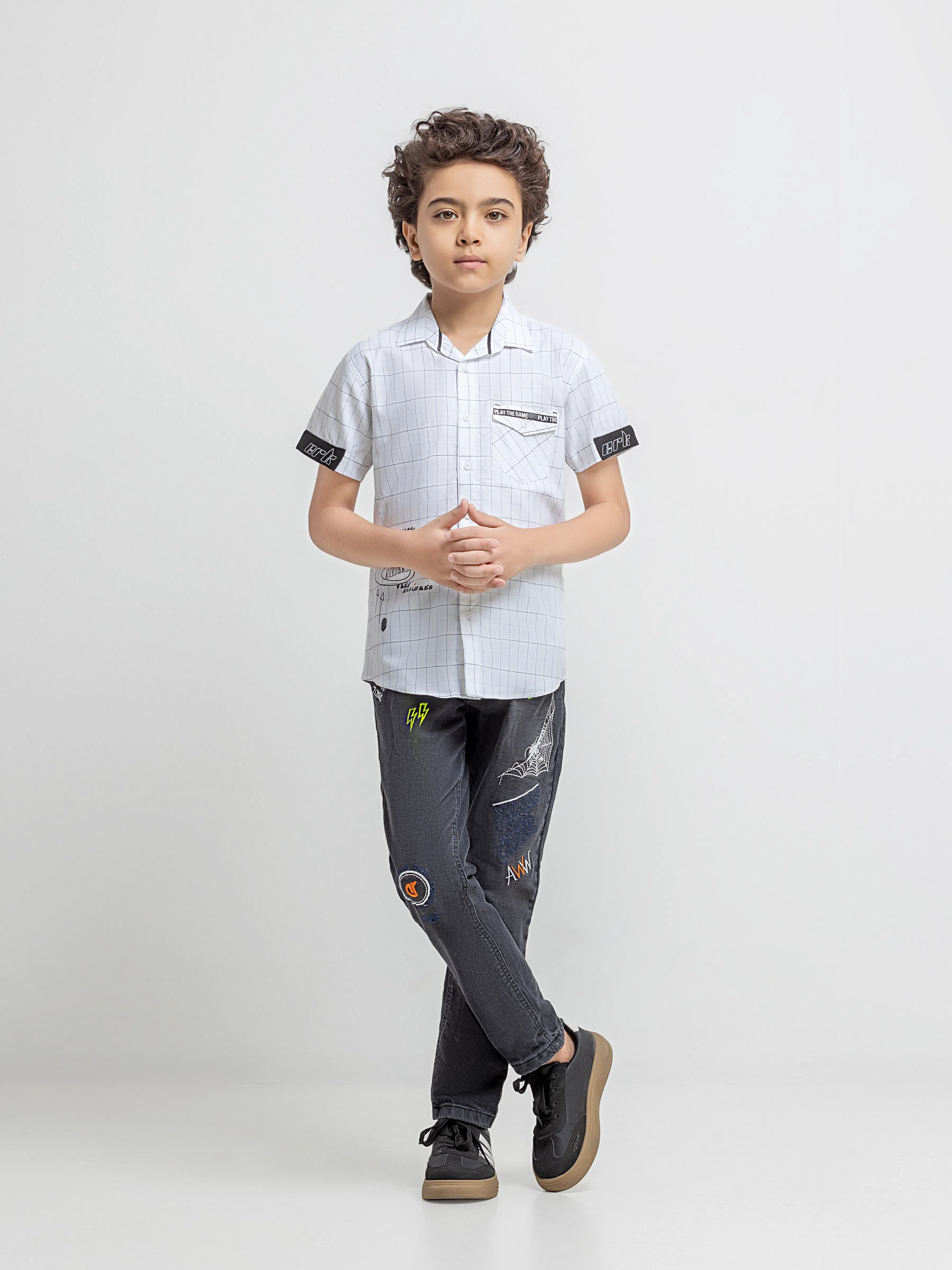 Boy's White Shirt - EBTSH6-27685 - Image 2