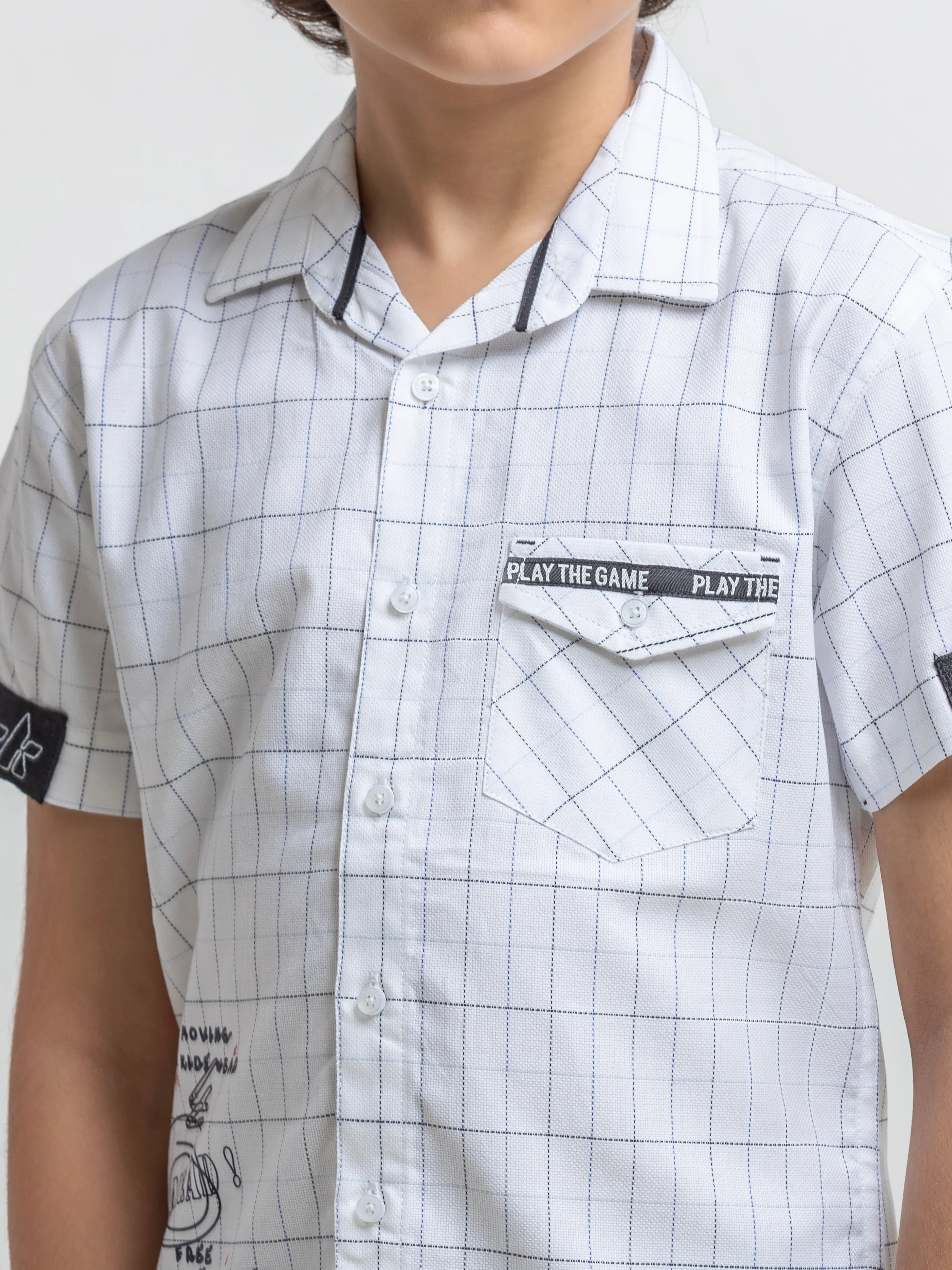Boy's White Shirt - EBTSH6-27685 - Image 3