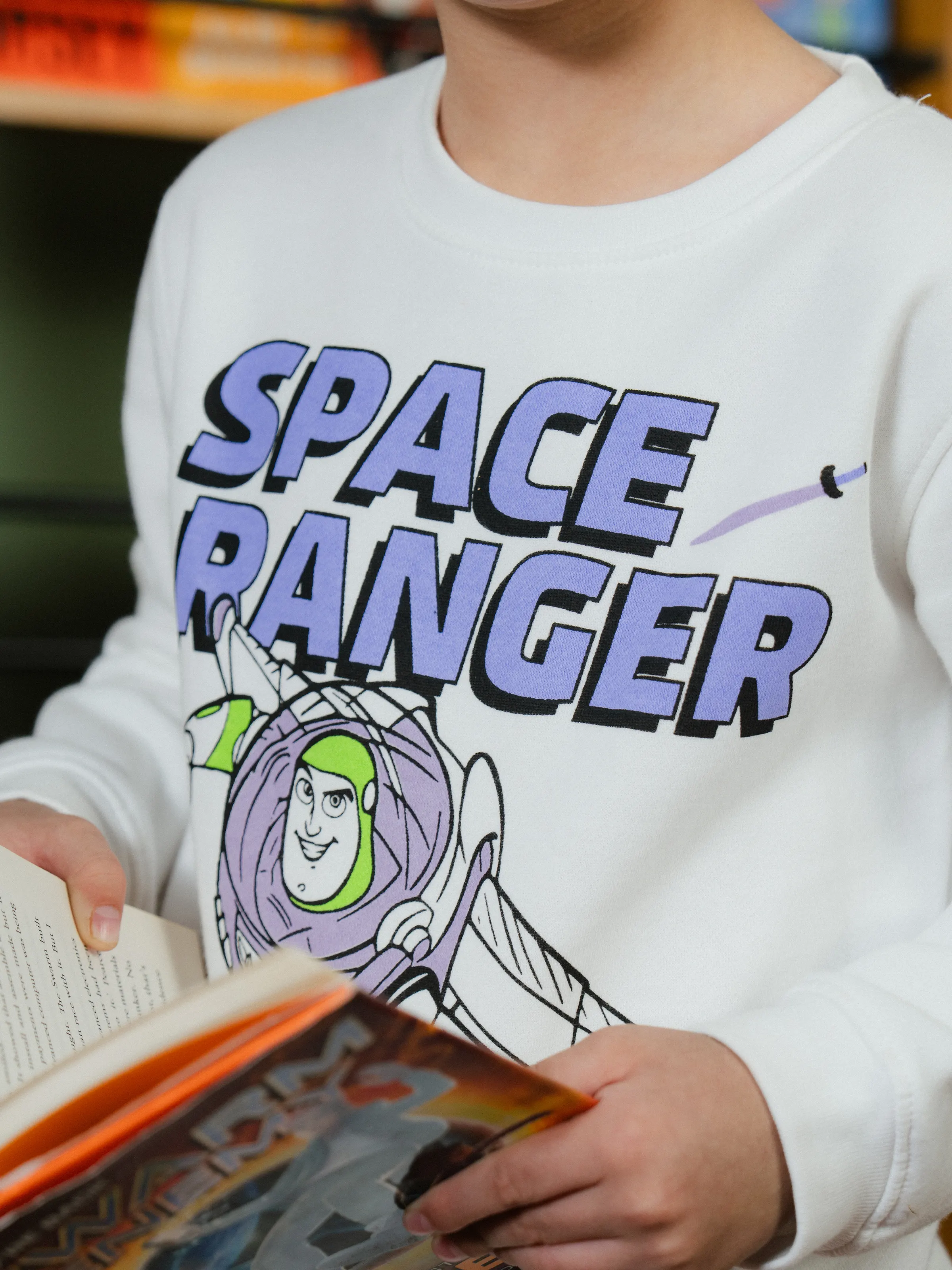 Boy's White Sweatshirt - EBTSS24-010 - Image 3