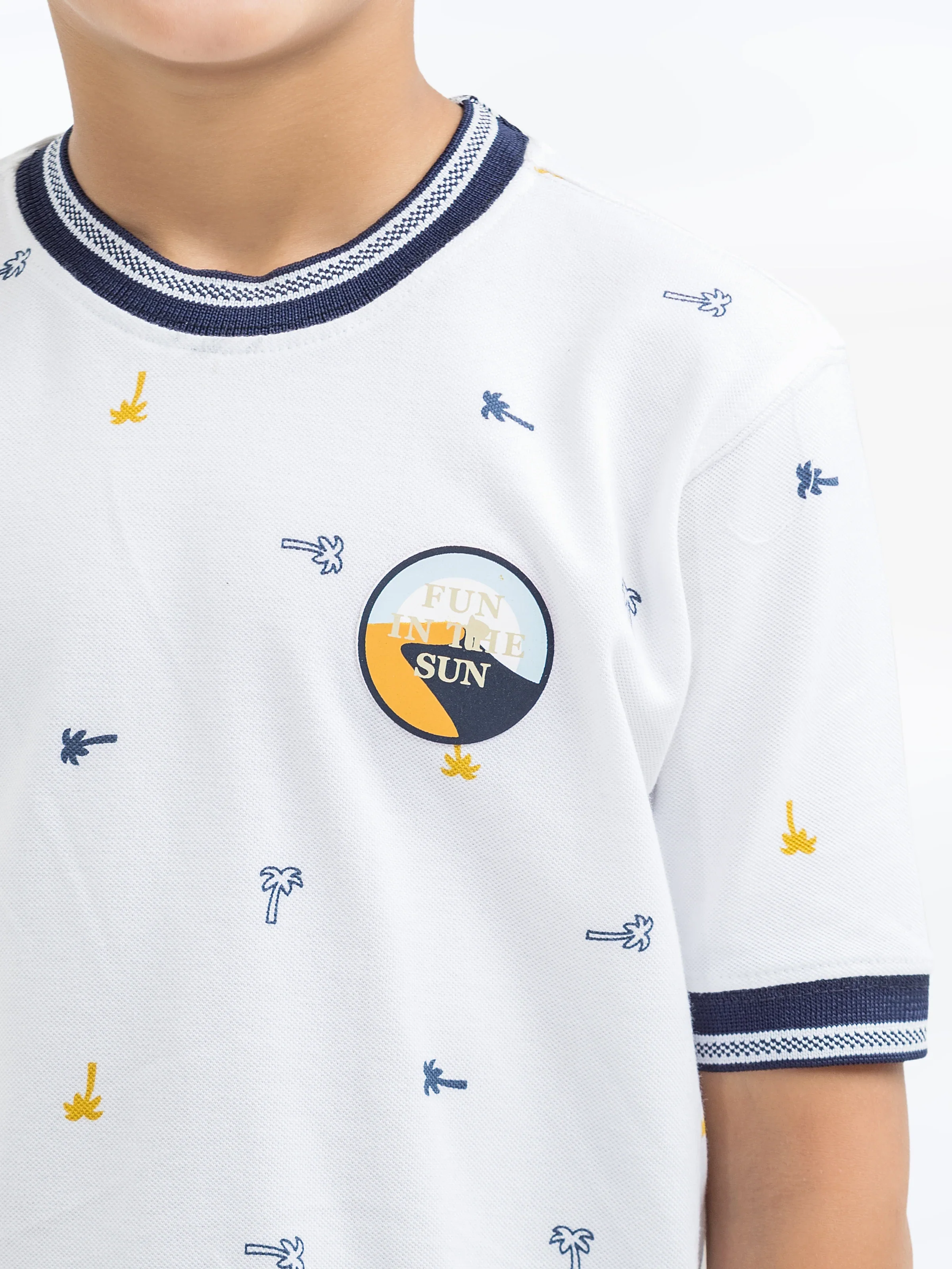 Boy's White T-Shirt - EBTTS24-041 - Image 3