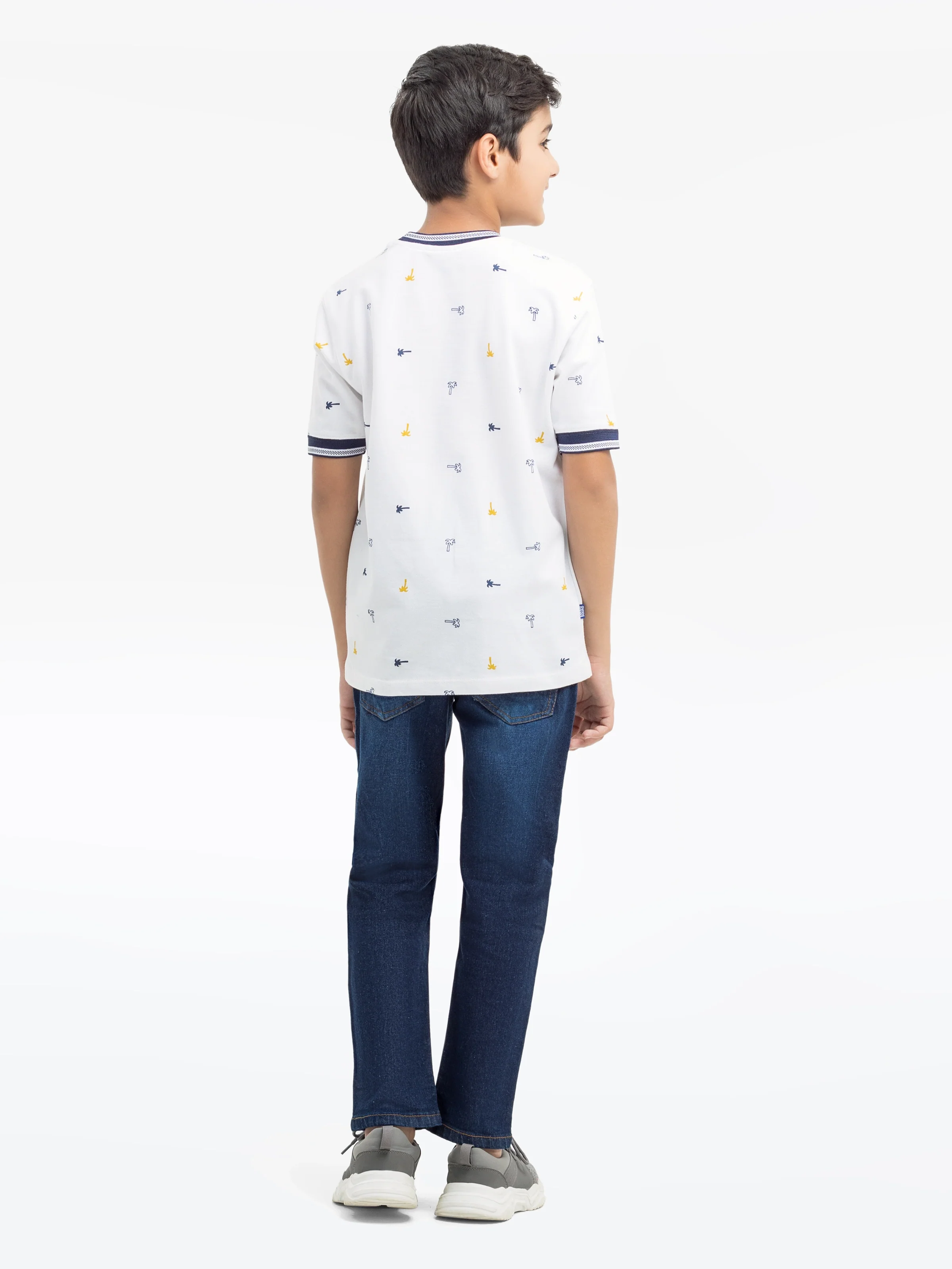 Boy's White T-Shirt - EBTTS24-041 - Image 5
