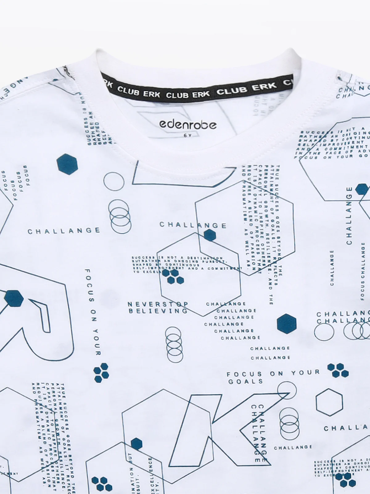 Boy's White T-Shirt - EBTTS24-055 - Image 2