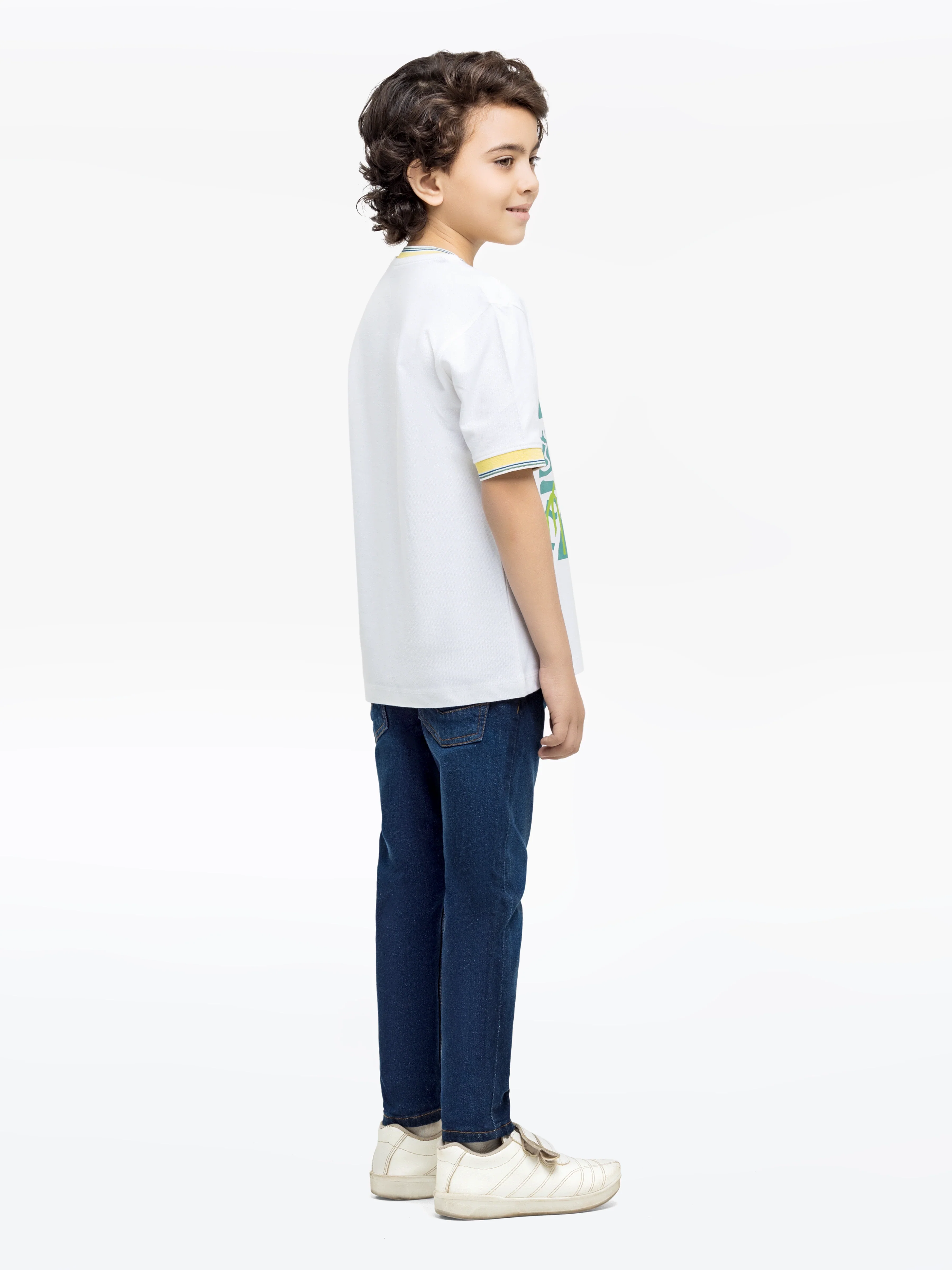 Boy's White T-Shirt - EBTTS24-070 - Image 5