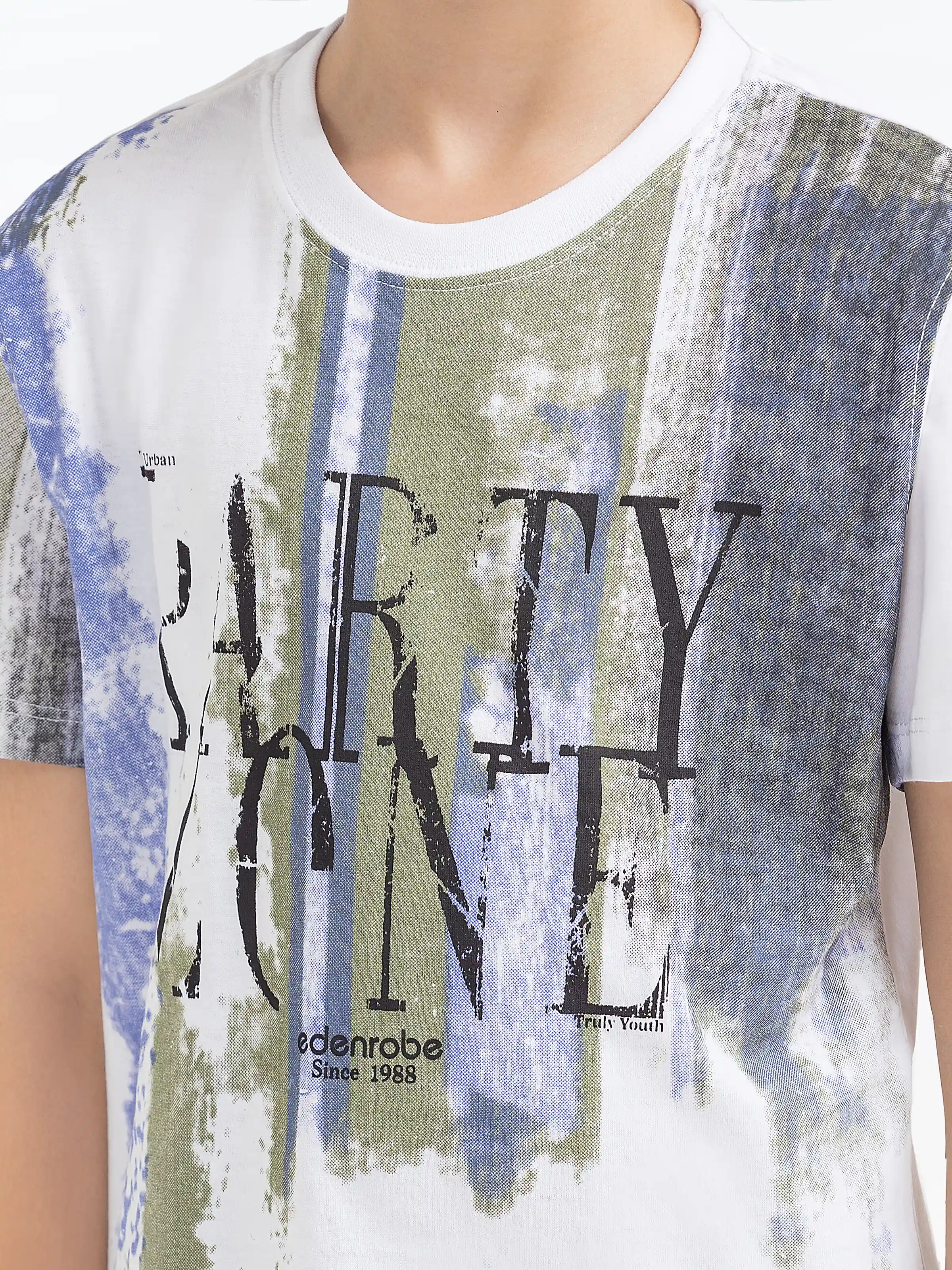 Boy's White T-Shirt - EBTTS5-009 - Image 3
