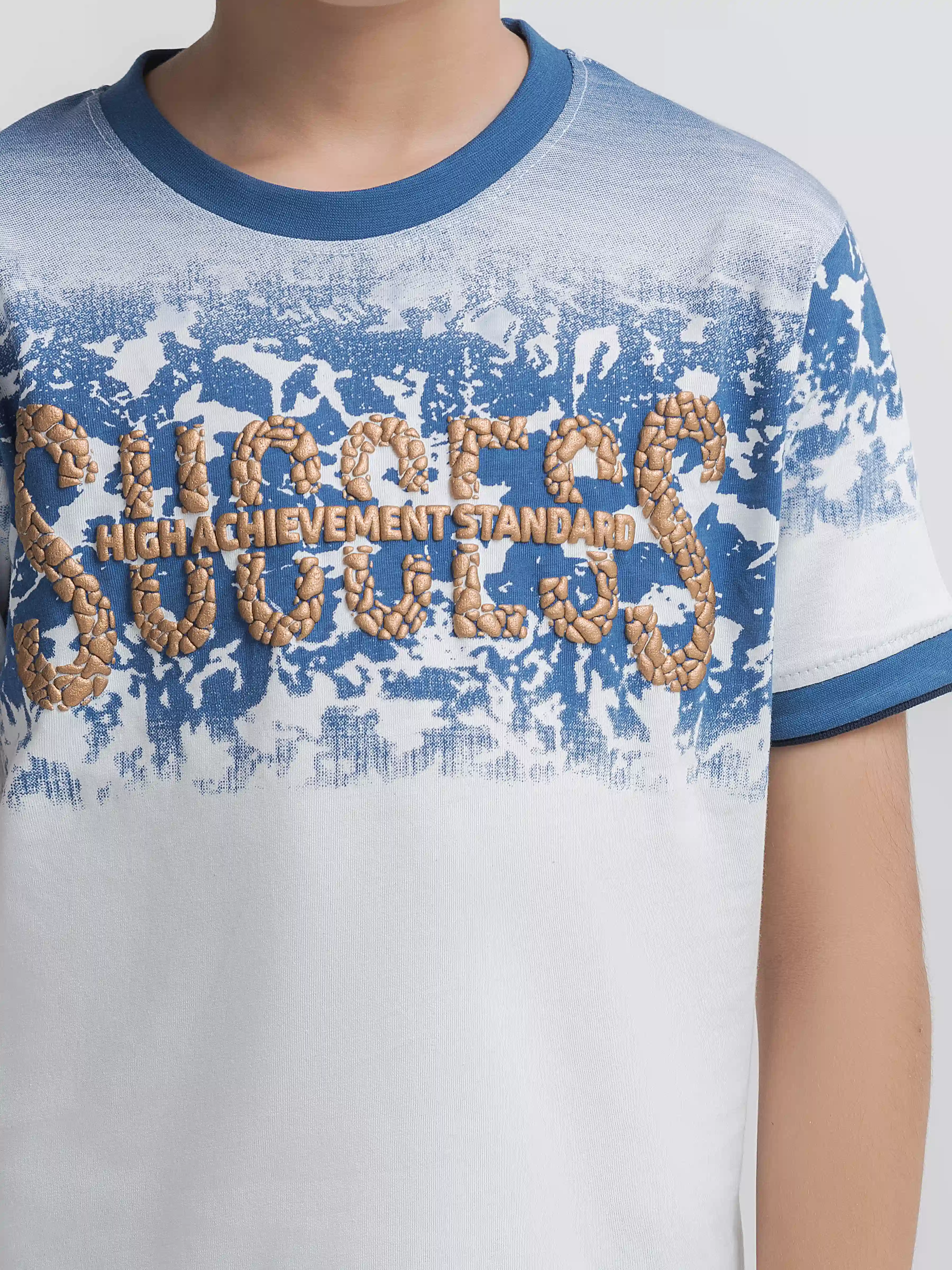 Boy's White T-Shirt - EBTTS6-001 - Image 3