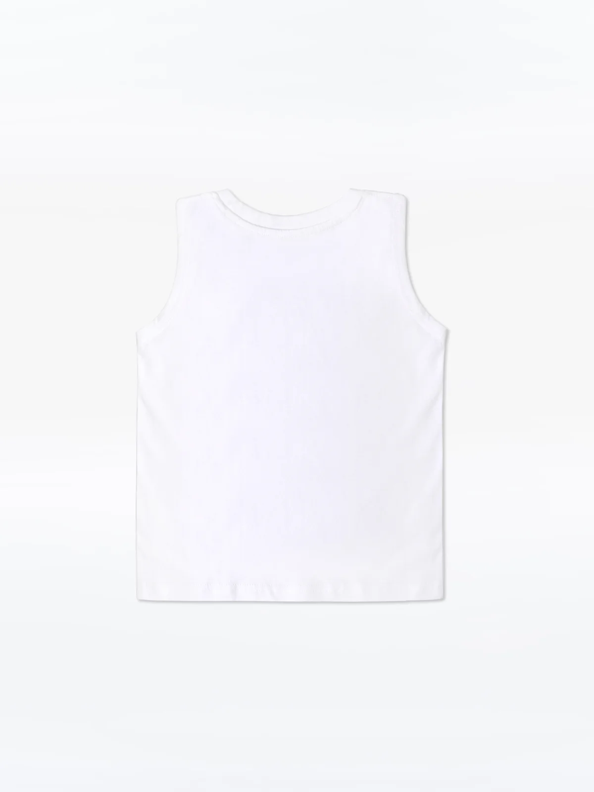 Boy's White Tank Top - EBTT20-020 - Image 2