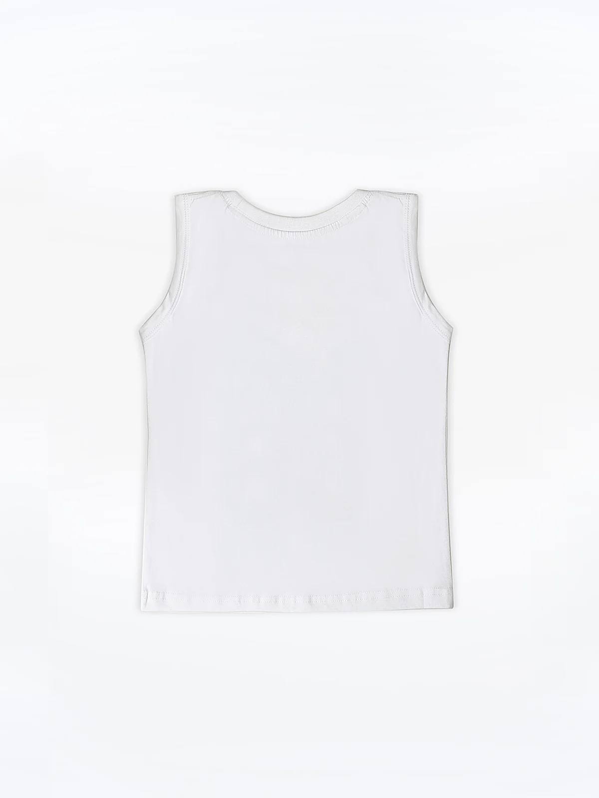 Boy's White Tank Top - EBTT20-021 - Image 2
