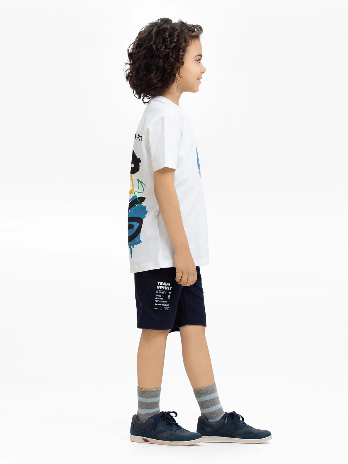 Boy's White T-Shirt - EBTTS24-023 - Image 2